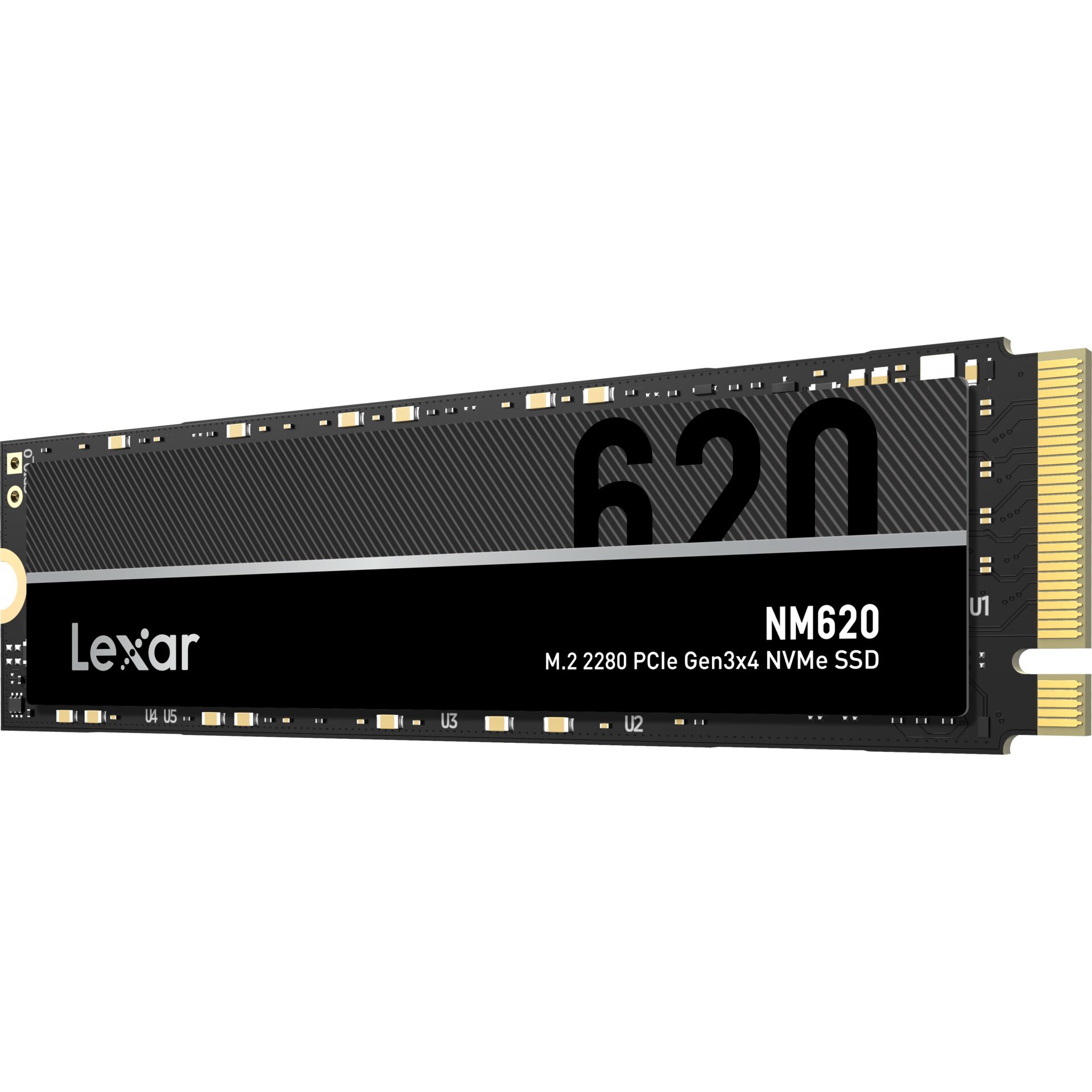 m.2 SSD, NVMe, PCIe Gen3x4, M.2 2280, schwarz
