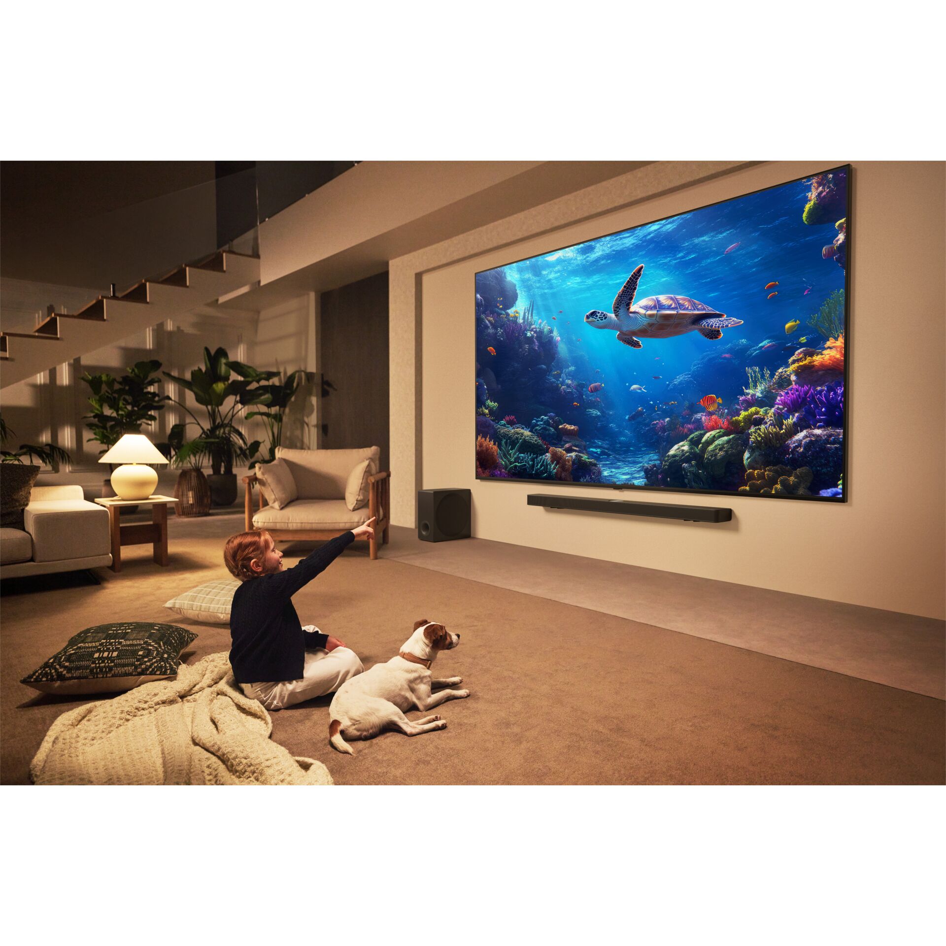 Innenarchitektur, Wohnzimmer, Aquatisch, Bildschirm, Überwachen