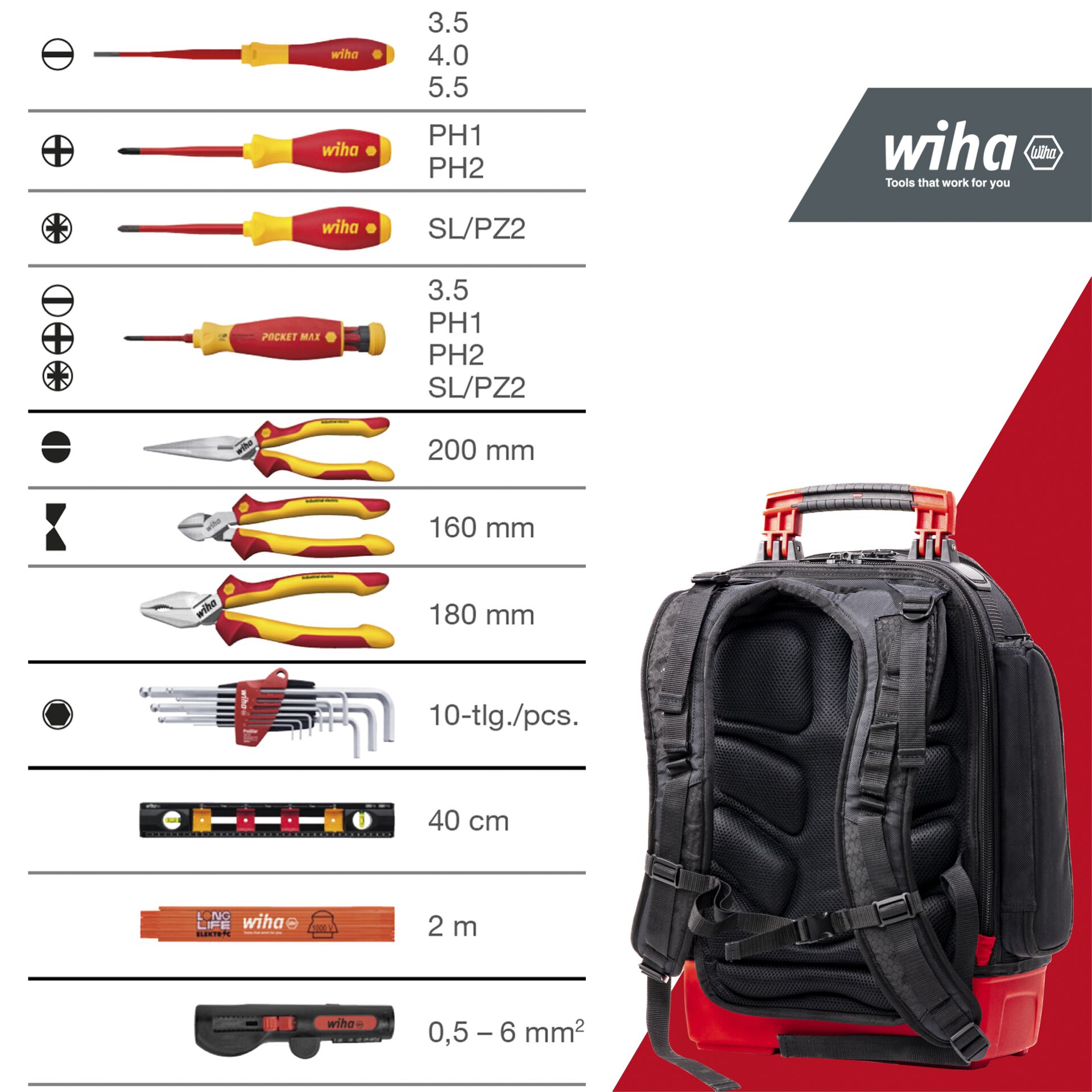 Tasche, Gerät, Schraubenzieher, Werkzeug, Rucksack