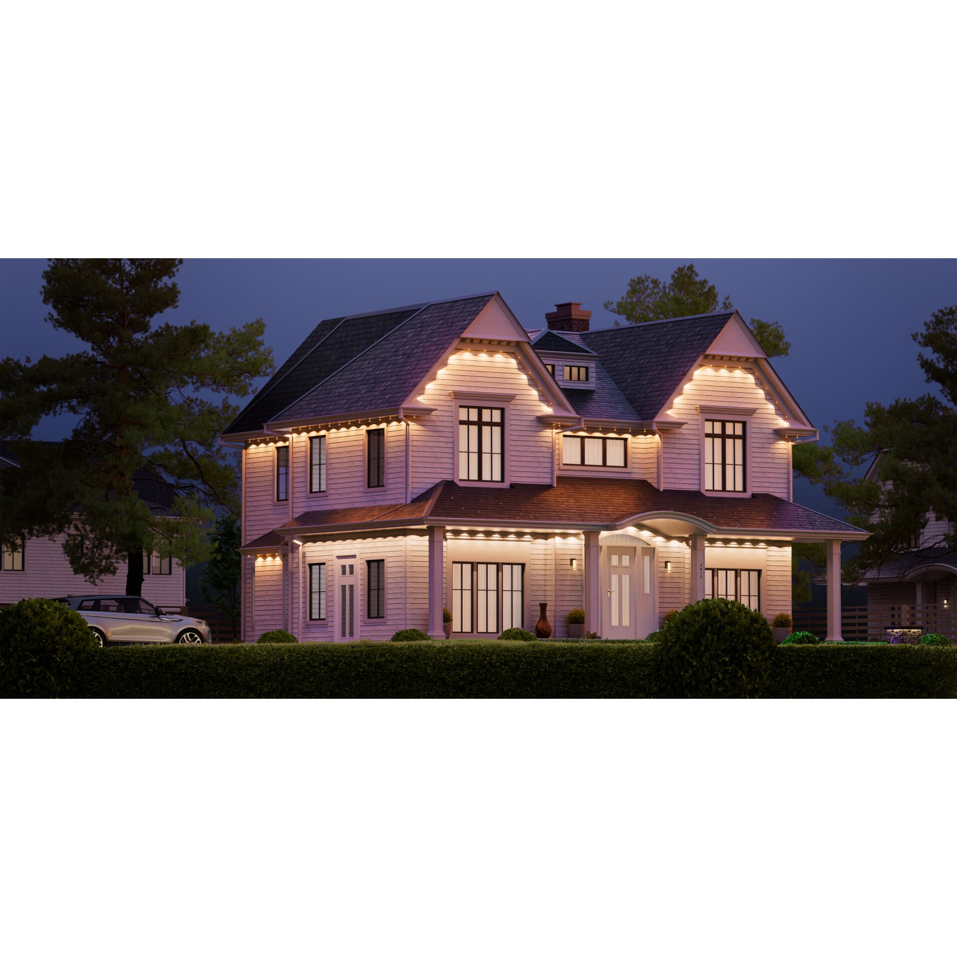 Wohnen, Villa, Pflanze, Auto, Gras