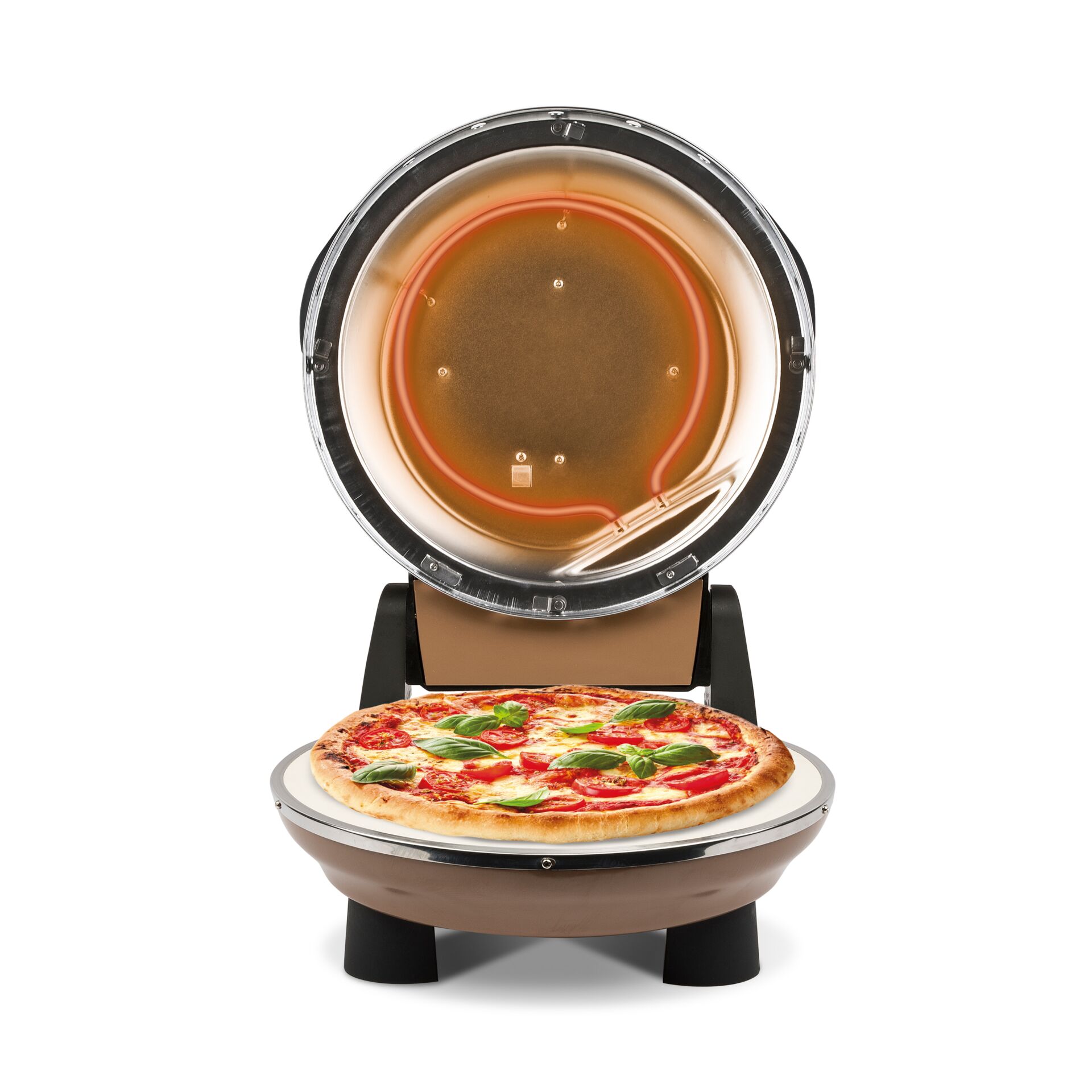 Pizza, Pizza-Ofen, Mini-Backofen, Küchengerät, Pizza auf Backblech