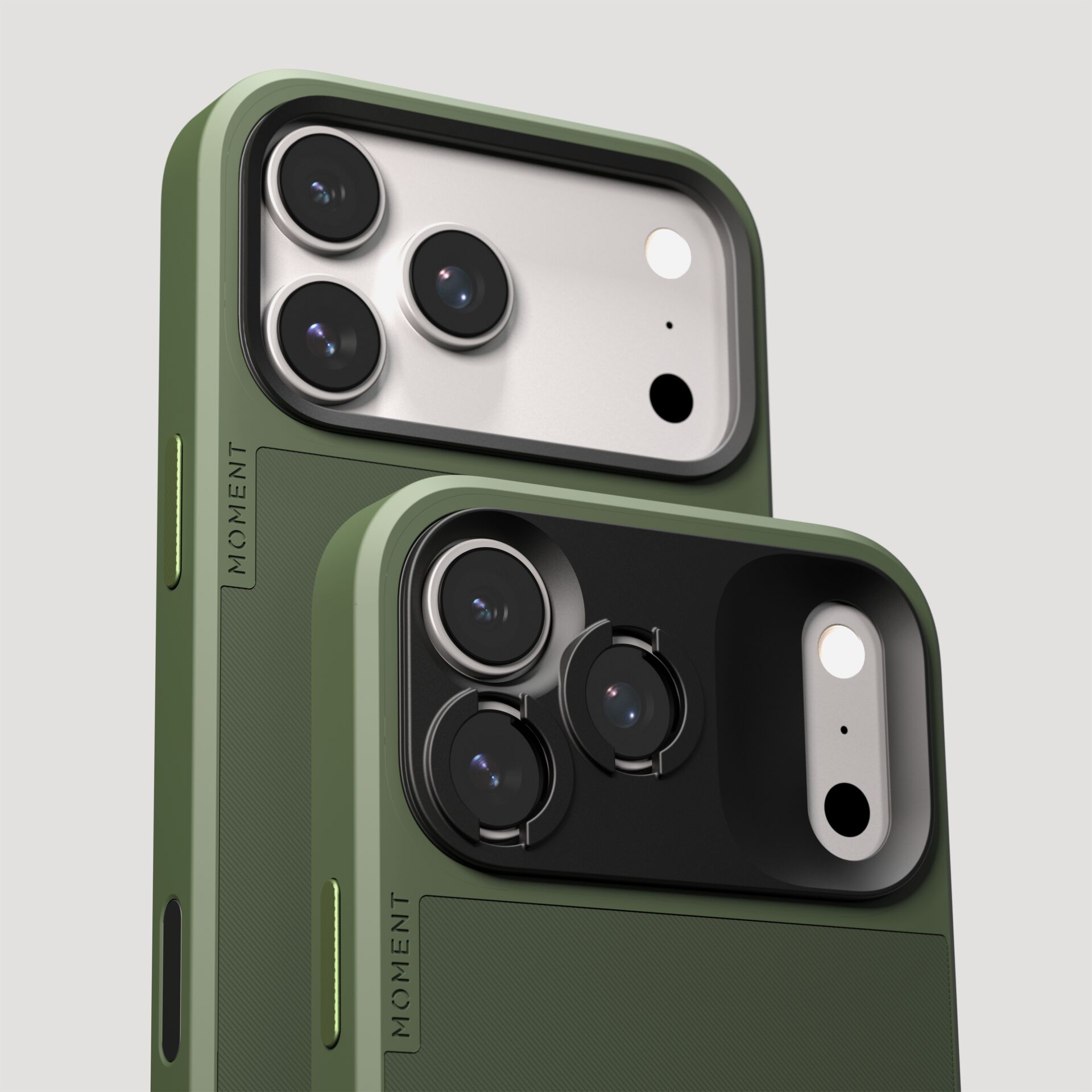 Smartphone-Hülle, Dreifachkamera, Grün, Schutzhülle, Magnetischer Halter