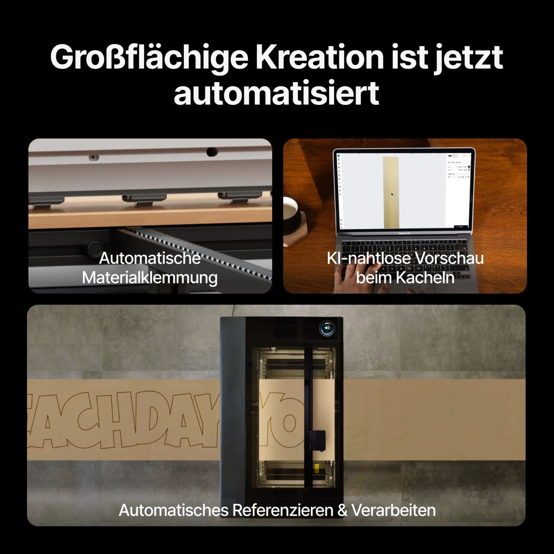 3D-Printer, Automatisierung, Klemmtechnik, Kernstück, Referenzieren