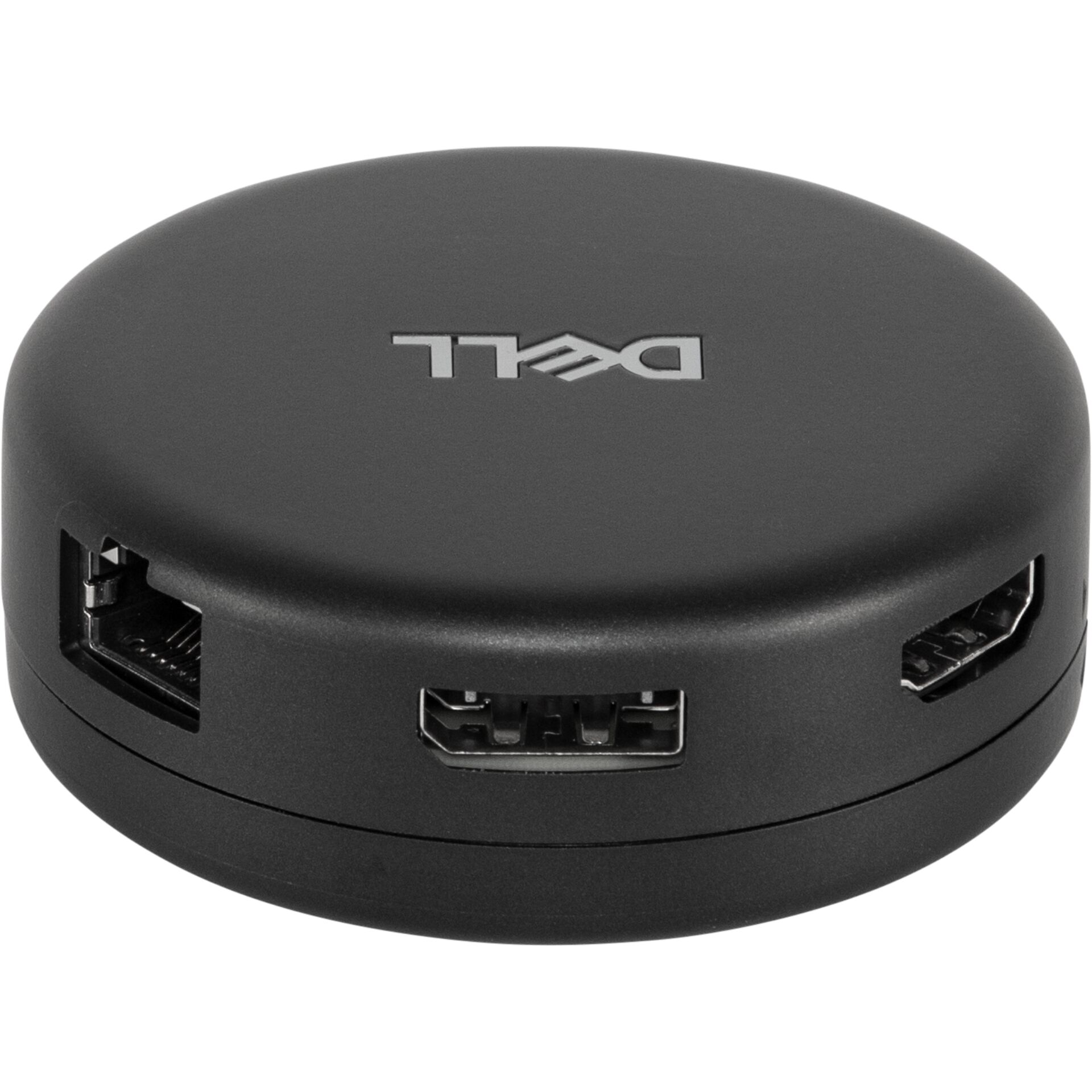Hub, Dock, Dongle, USB-C, Adapter, HDMI-Splitter, HDMI-Switch, kompakt, runder black, Adapter