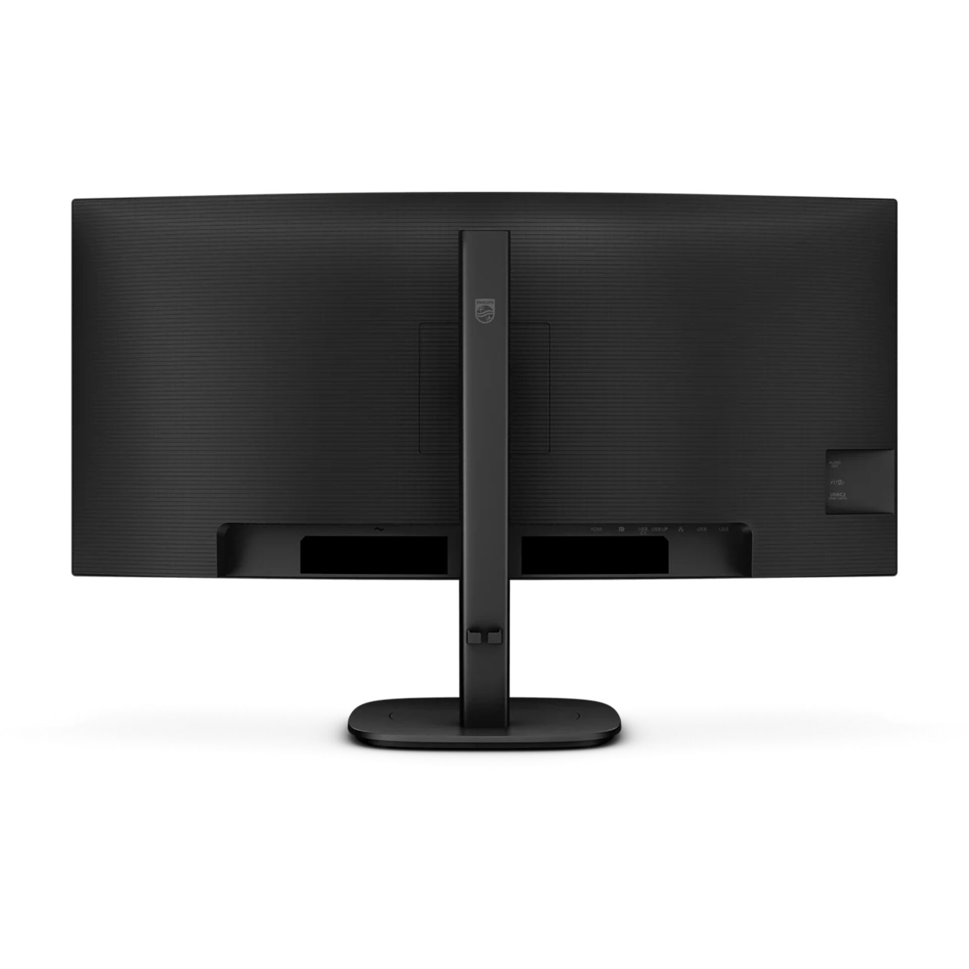 Monitor, Schwarz, LED, Rückseite, Ständer