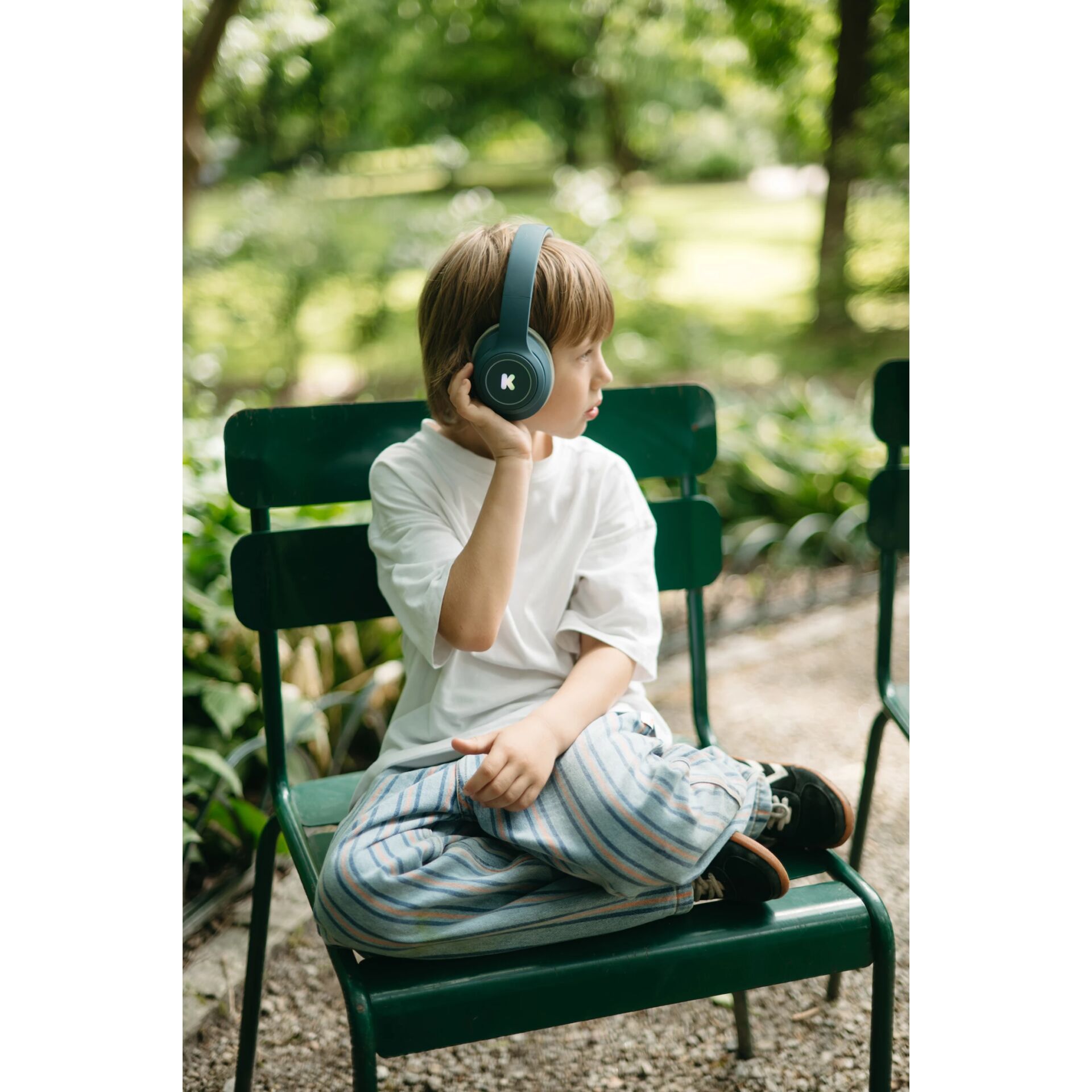 kopfhörer, over-ear, kinderheadphones, grün, štreamlined