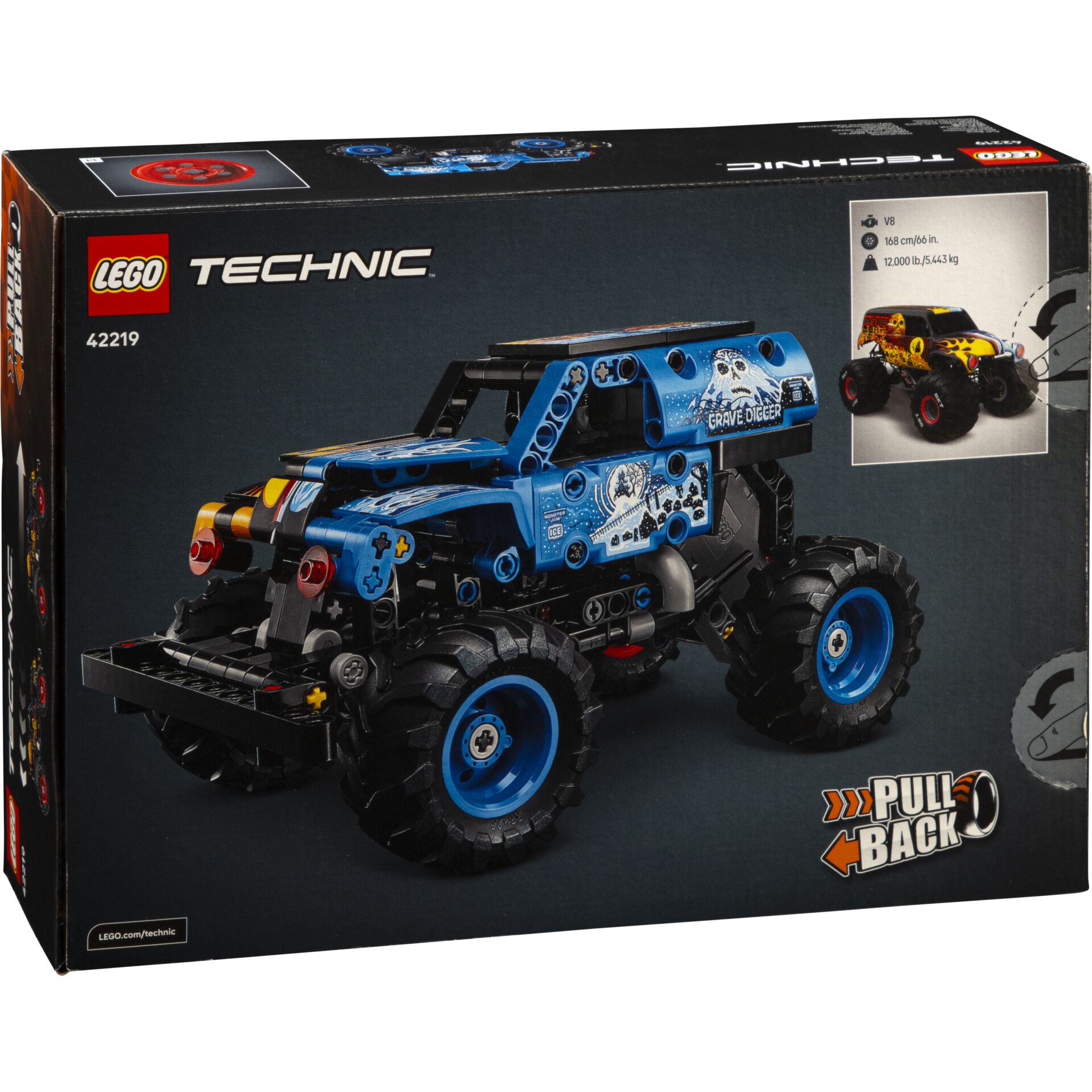 LEGO, Technic, Monstertruck, blau, Bausatz