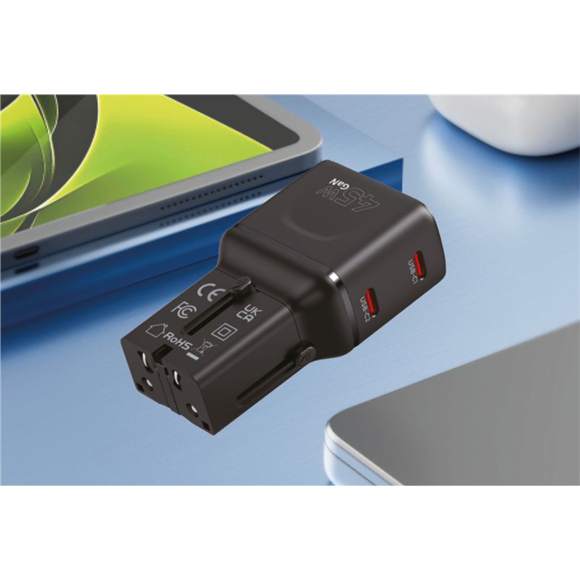 Auto-Ladegerät, USB-C, Dual-Port, HD-Ausführung, Adapter