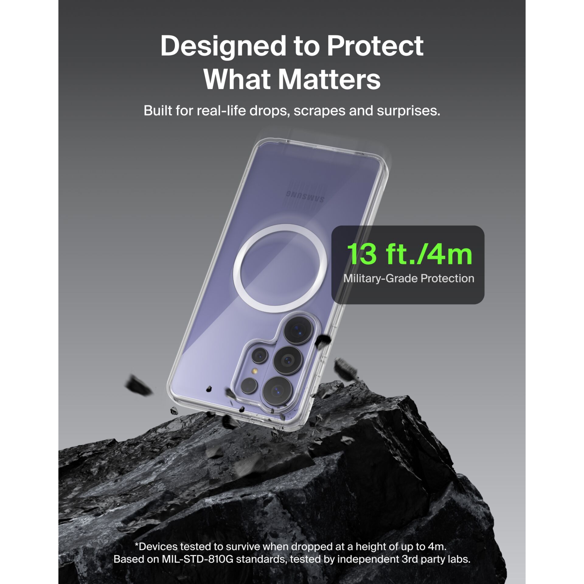 Hülle, Smartphone-Hülle, Schutzhülle, Kamera-Ring, Starrenschutz