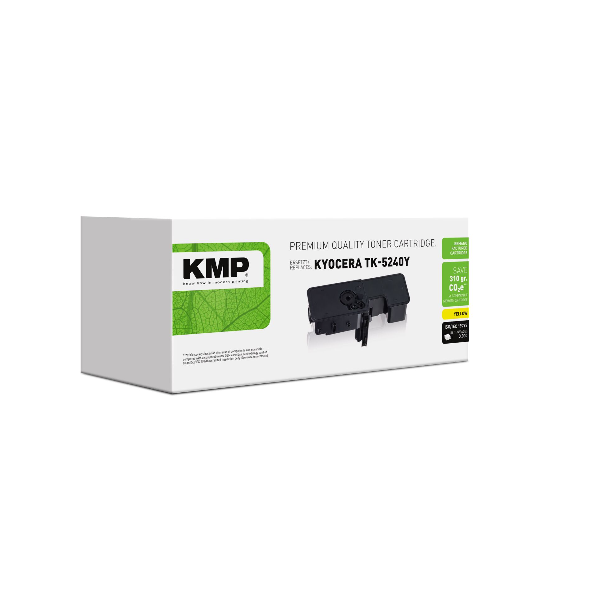 Adapter, Elektronik, Schusswaffe, Waffe, Handfeuerwaffe, Tonerkassette, Kyocera TK-5240Y, Laserdruckerzubehör, Gelb Toner, KMP