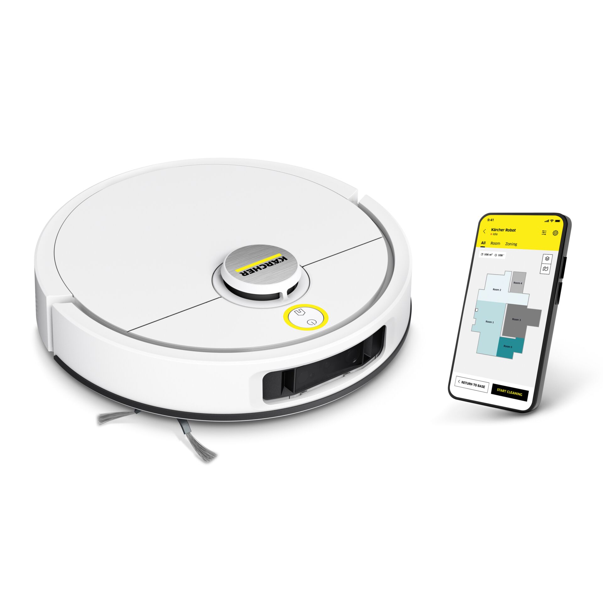 Saugroboter, Staubroboter, Roboterstaubsauger, Kartensteuerung, Appsteuerung