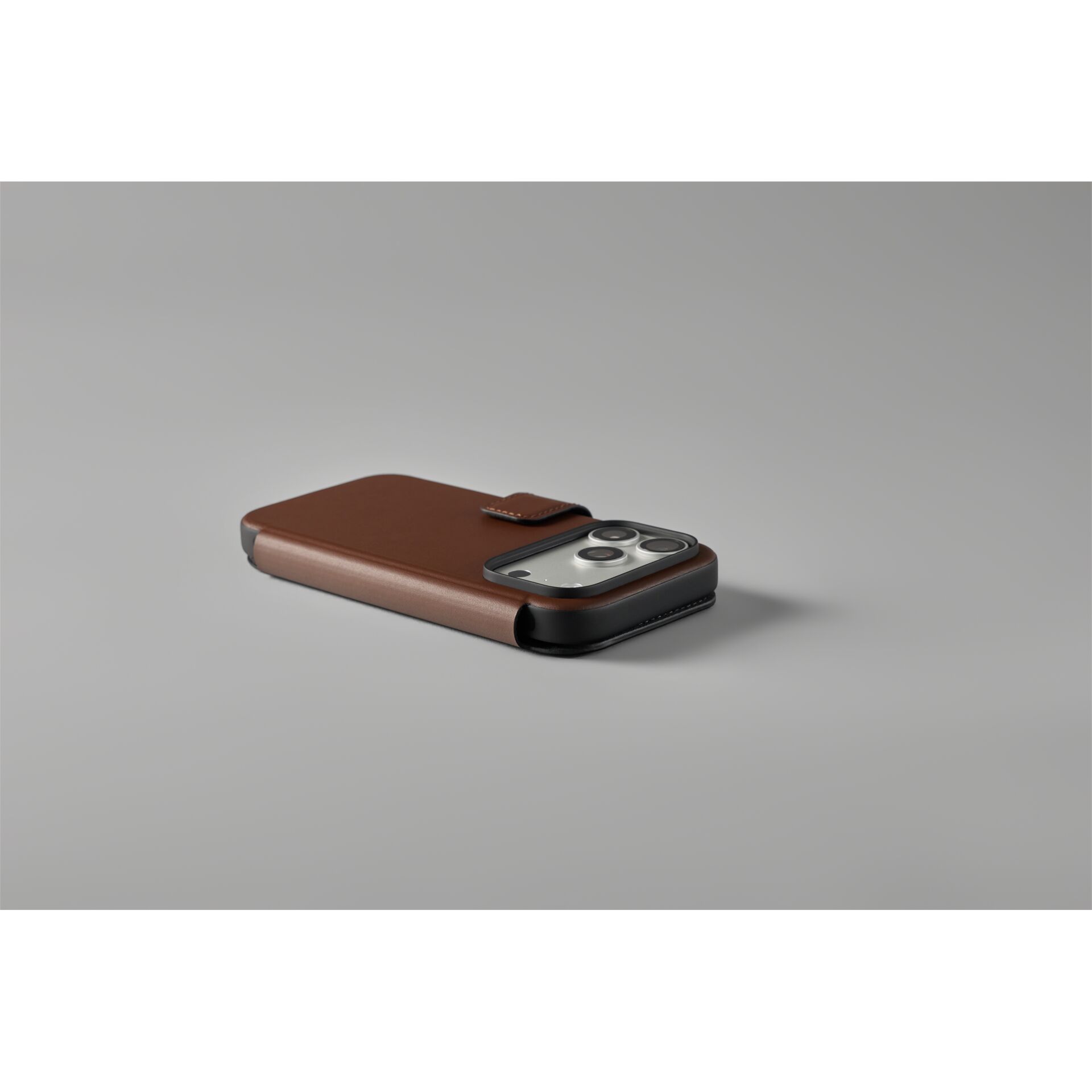 handyhülle, leder, braun, smartphone, kamera-schutz