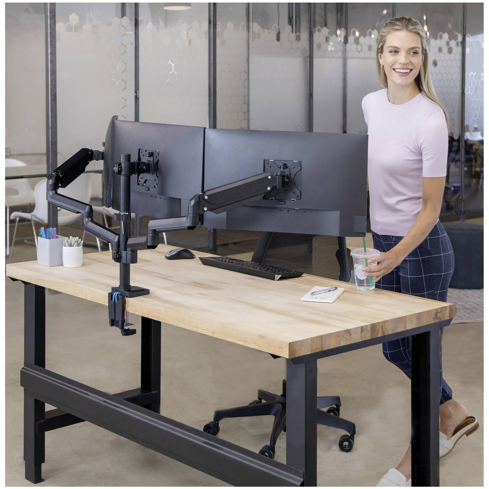 Schreibtisch, Mobiliar, Tabelle, Stehender Schreibtisch