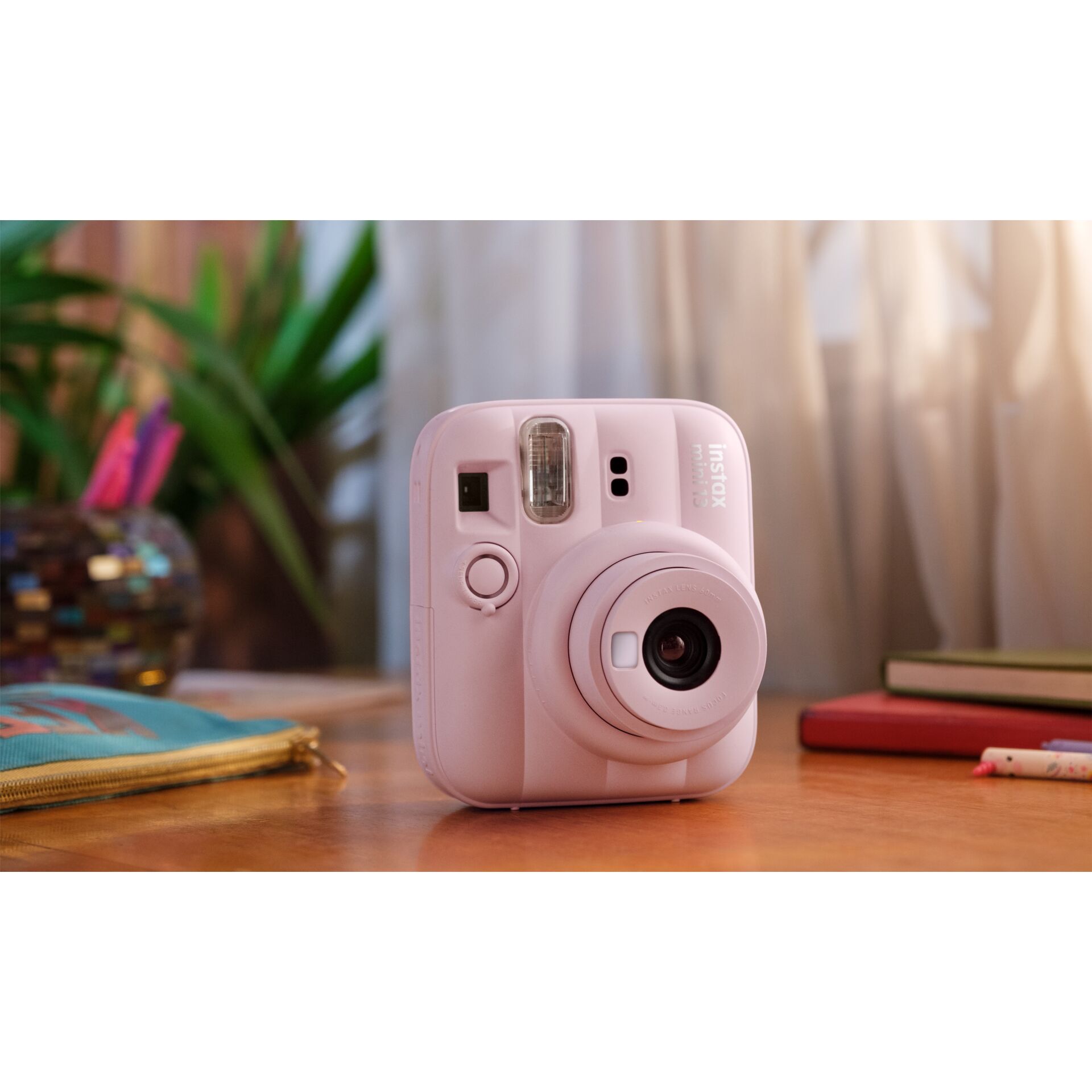Polaroid, Kompaktkamera, rosa, Linsenaufsatz, Sofortbildkamera
