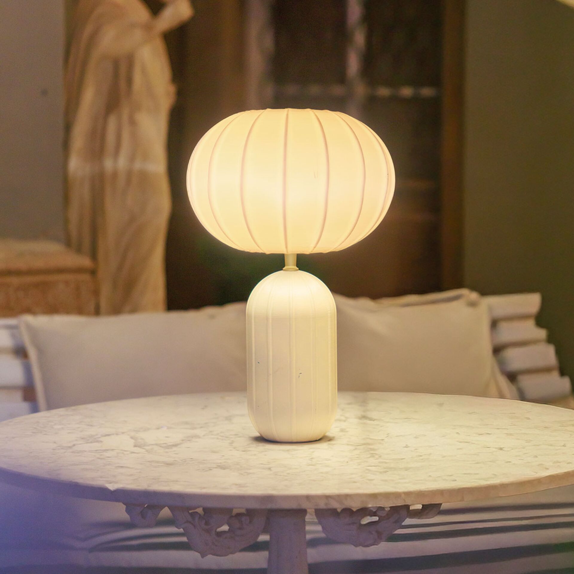  Tischlampe, Laterne, Licht, Porzellan, Beleuchtung