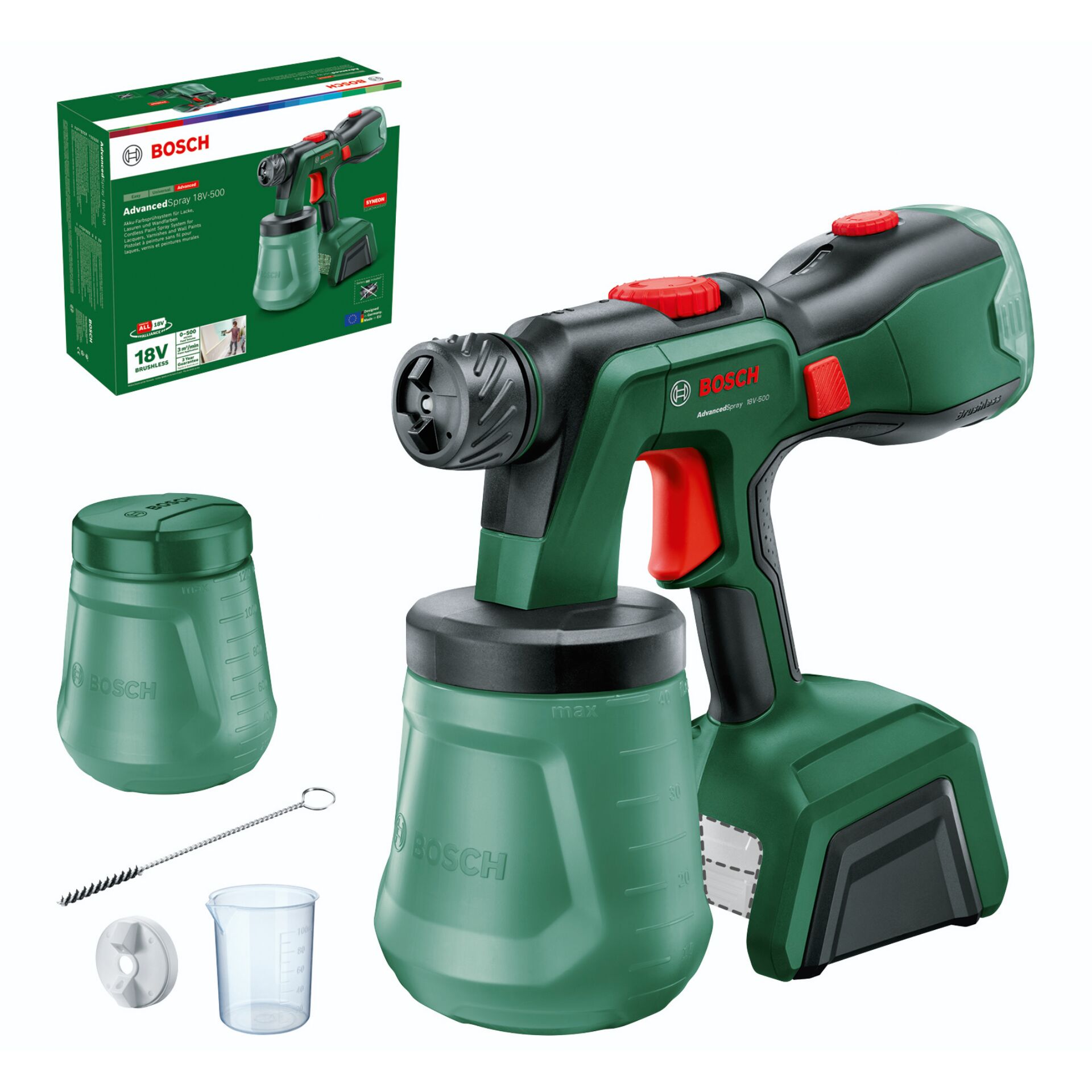 Bosch AdvancedSpray 18V-500  Spritzpistole