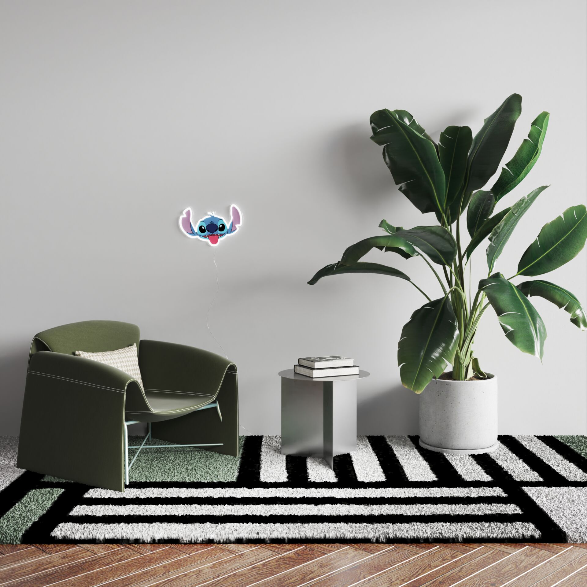 Dekoration für Zuhause, Teppich, Pflanze, Stuhl, Mobiliar