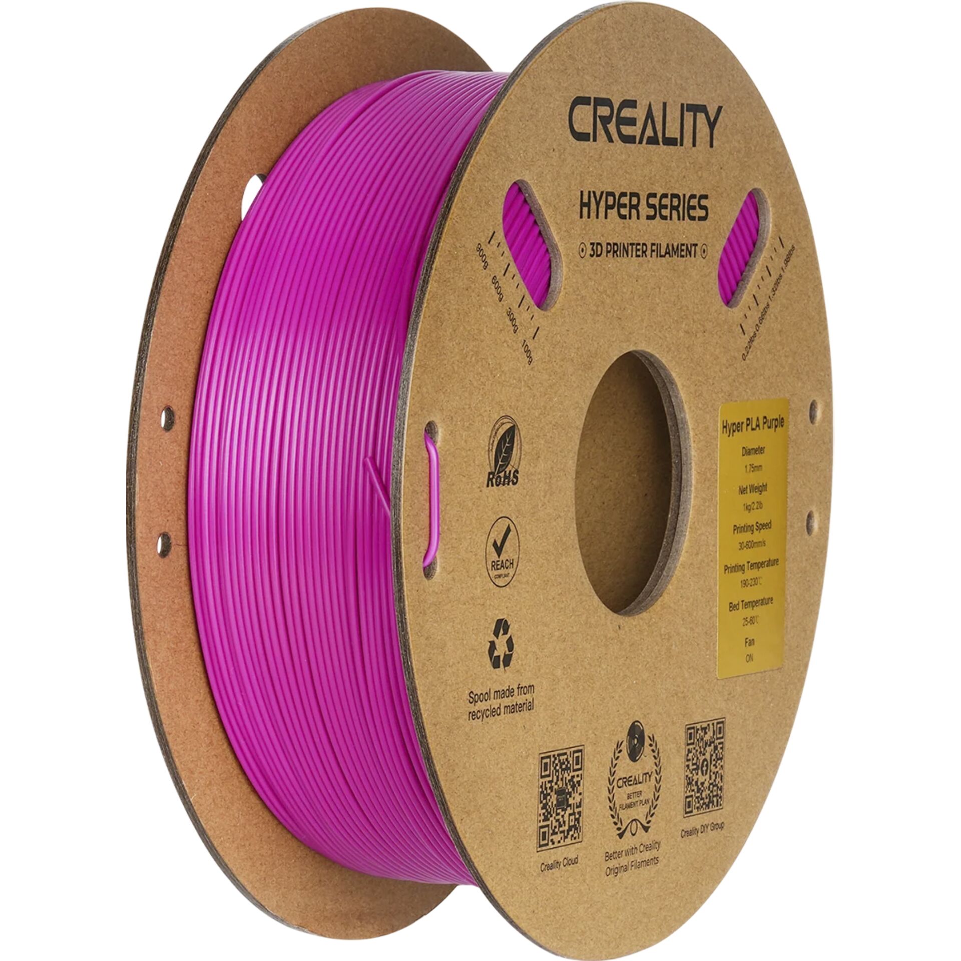 Creality Filament Hyper PLA  Purple 1kg