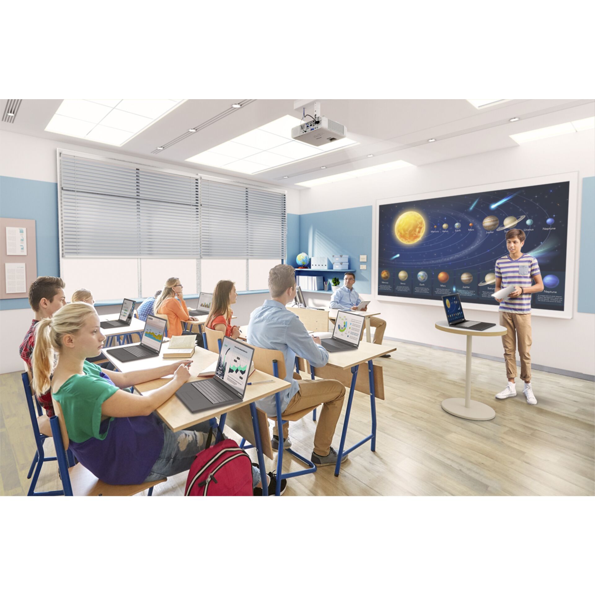 Schreibtisch, Mobiliar, Tabelle, Person, Schule