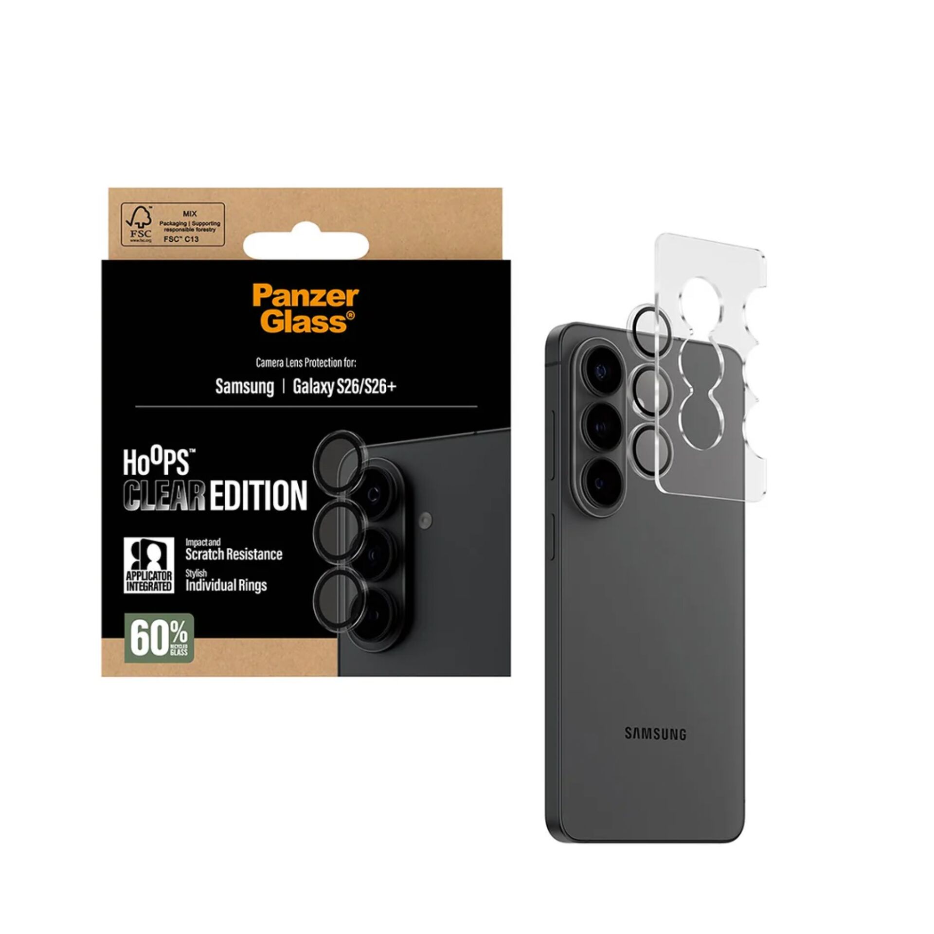 Schutzfolie, Kamera Linse, Galaxy S21/S22/S23, Pro oder Clear Edition, Rundlappen Ringe Schutz