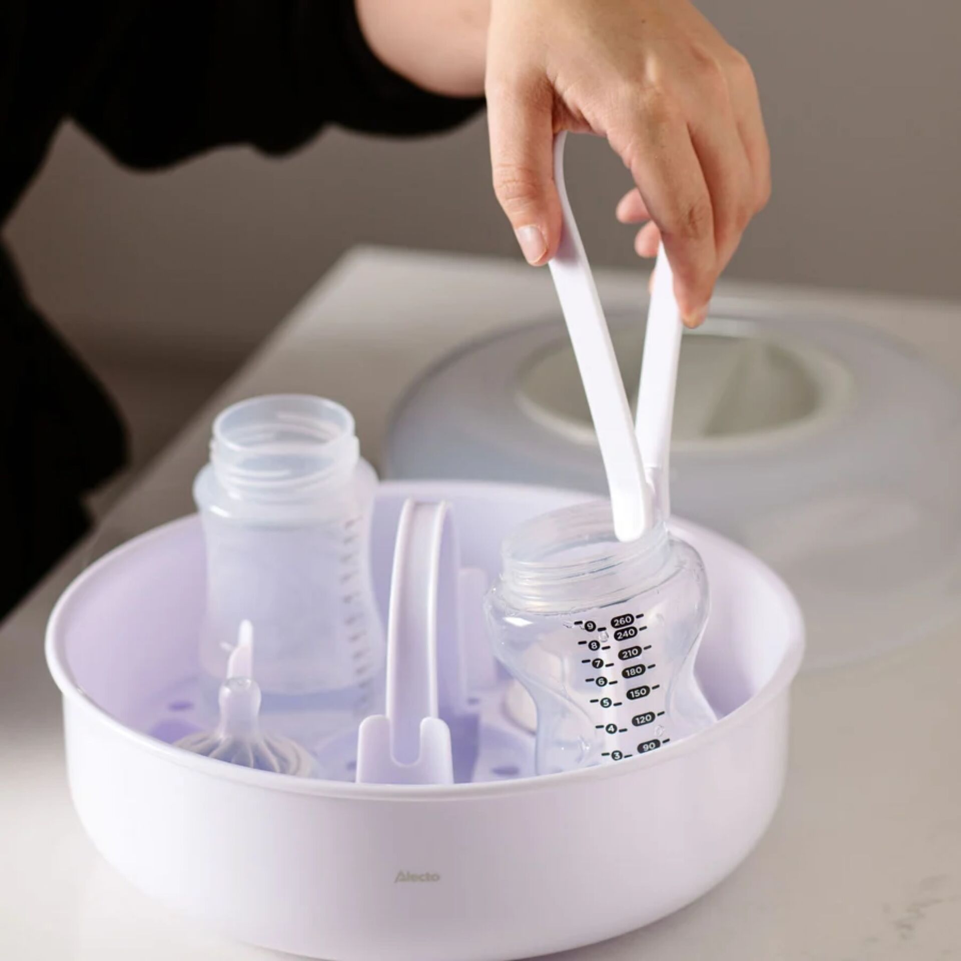 Flaschen, Stillset, Babyflaschen, Silikonaufsatz, Messskala