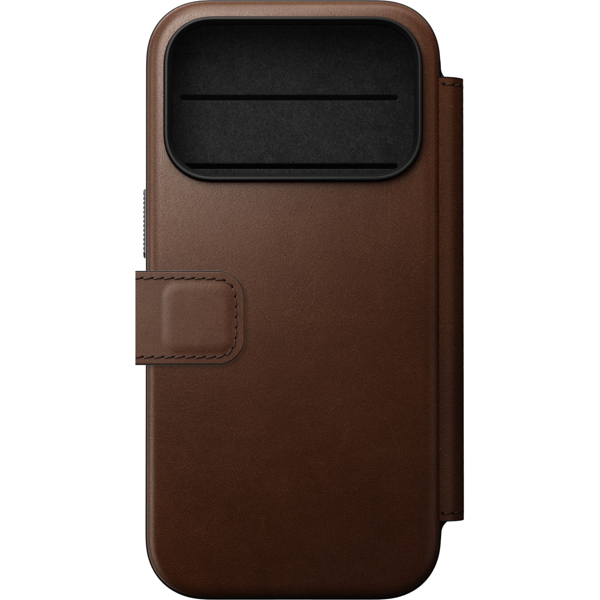 Wallet, Phone case, Brown, Leather, Magnetic strap