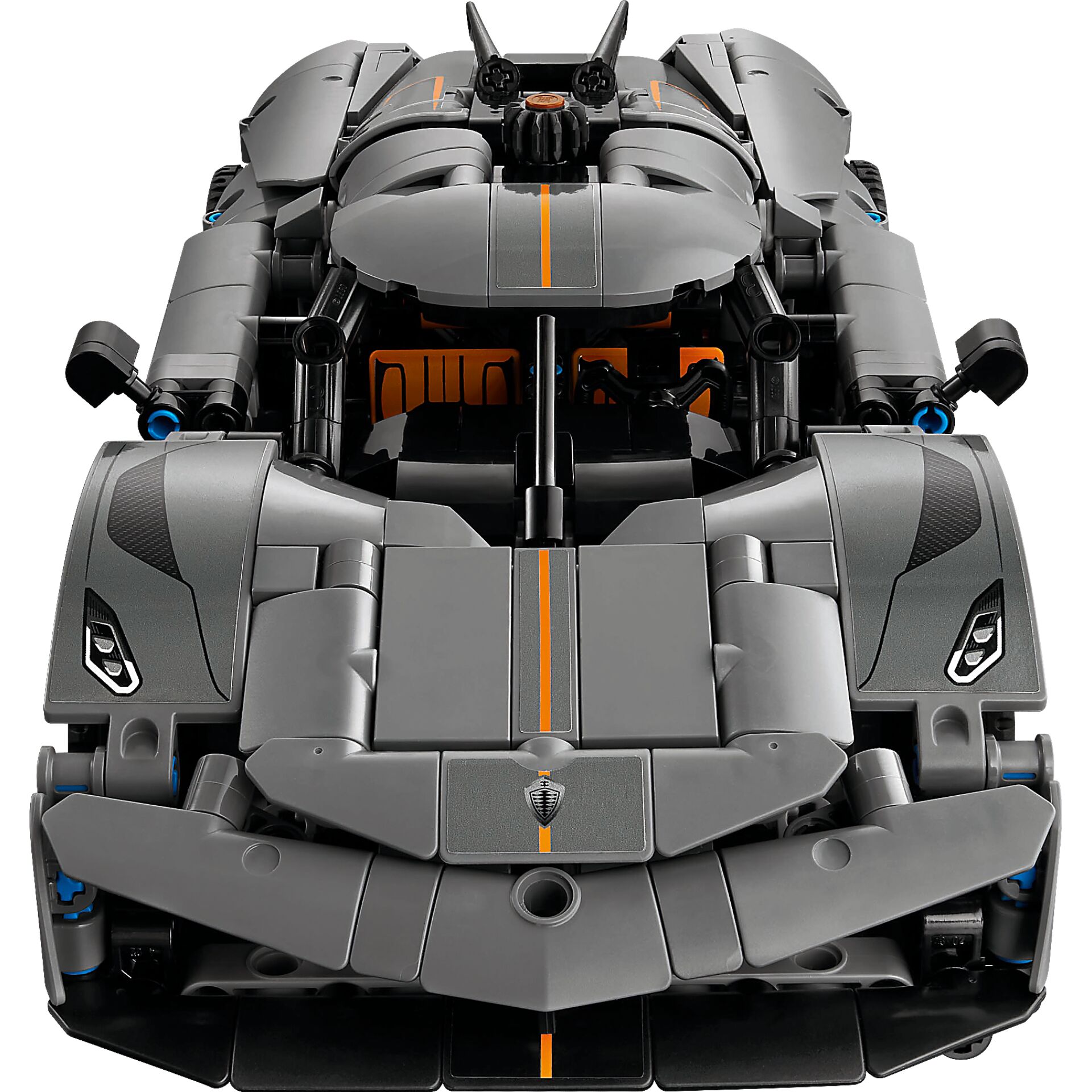 Gehäuse, Robot/Auto, Graugrau, Orange Akzente, Gelenkstrukturen