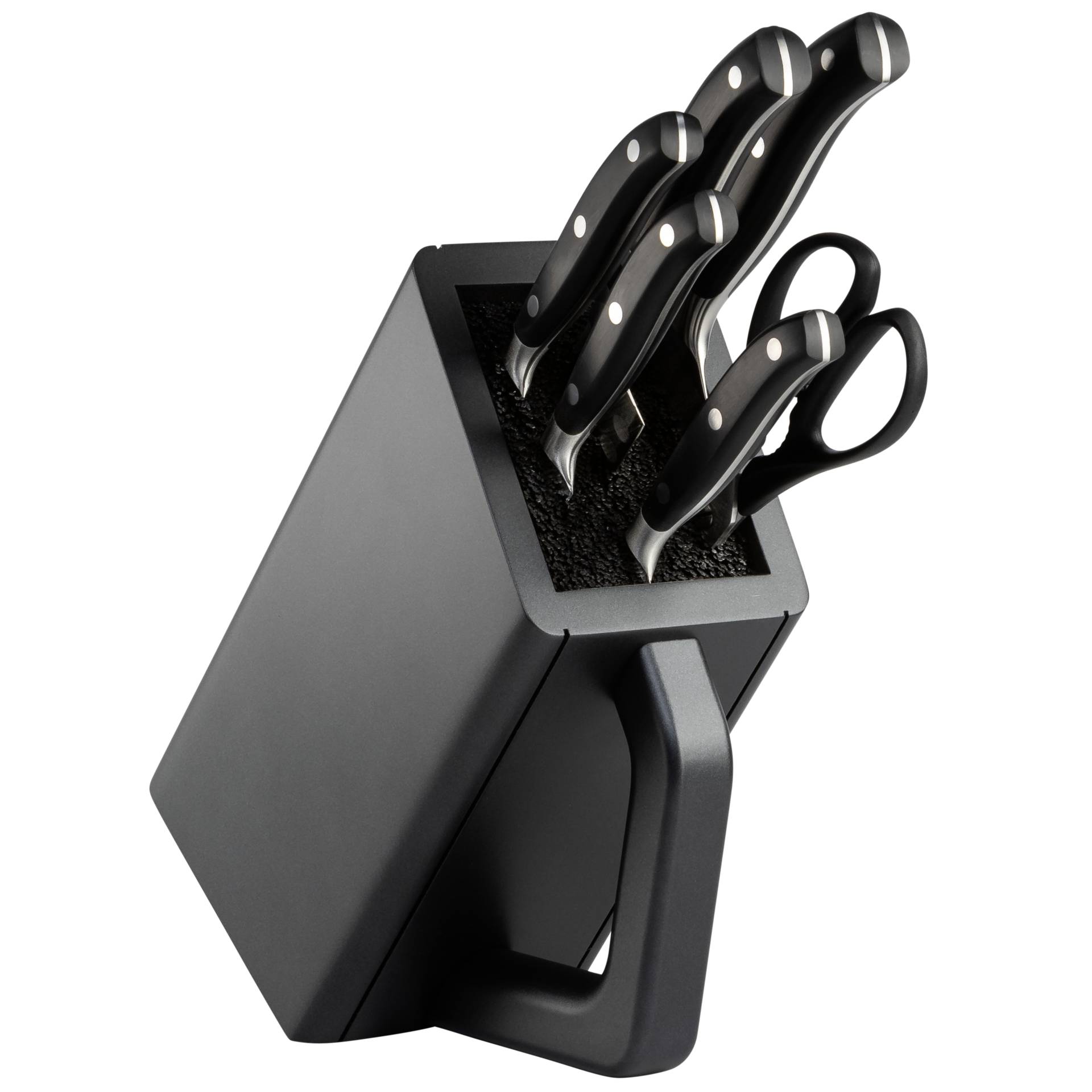 Victorinox Kochmesser-Block 6 tlg Besteck, Schere
