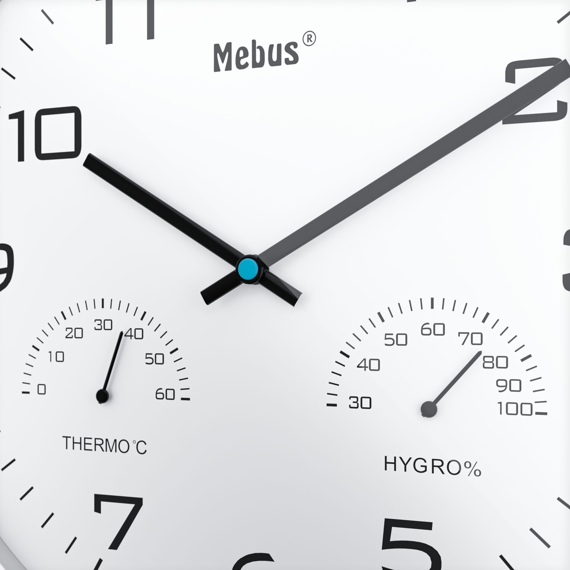 uhr, anzeige, thermometer, hygrometer, zifferblatt
