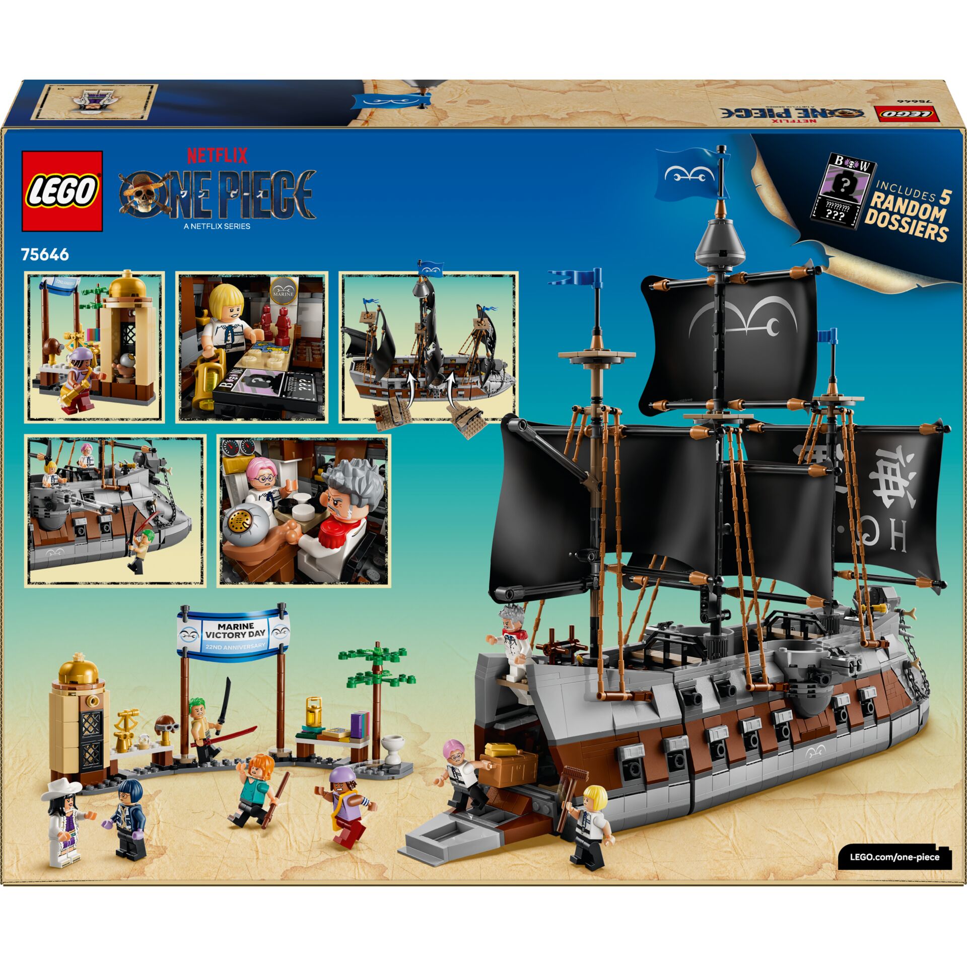 Lego, Pirates, Schiff, Schiffskonstruktion, Minifiguren