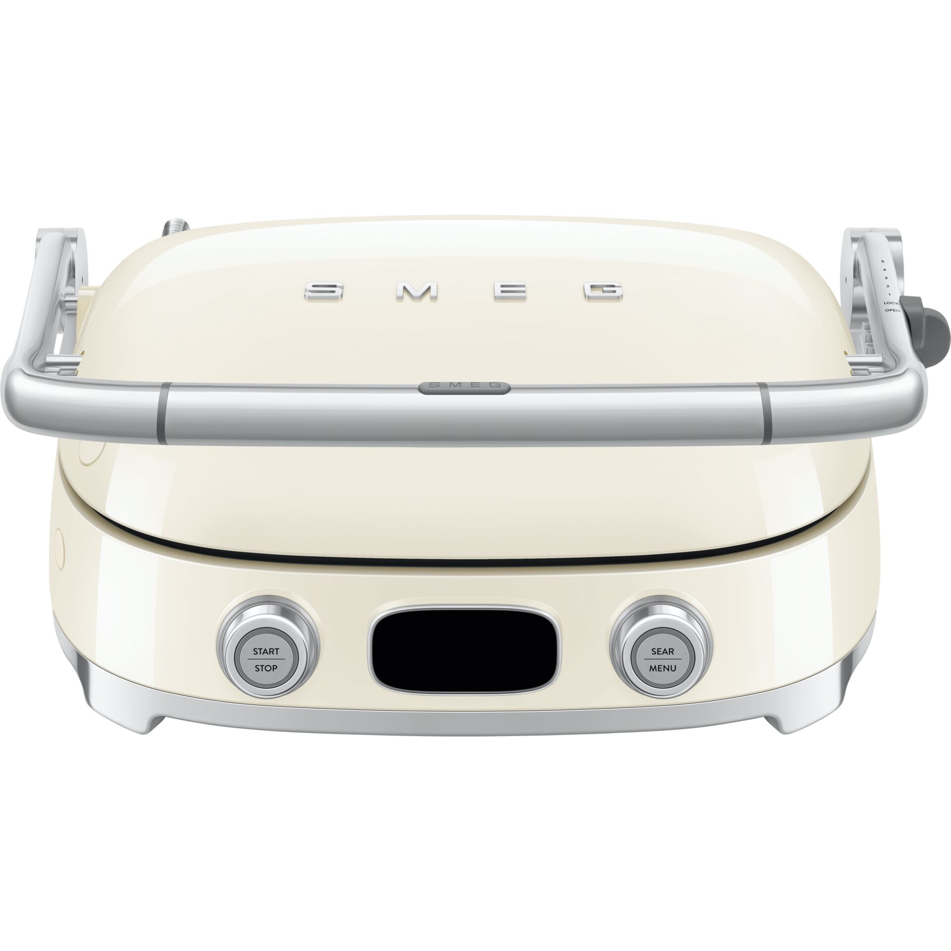 Toaster, Cremefarbene, Zweischneider, Kompakt, Drehknopf-Steuerung