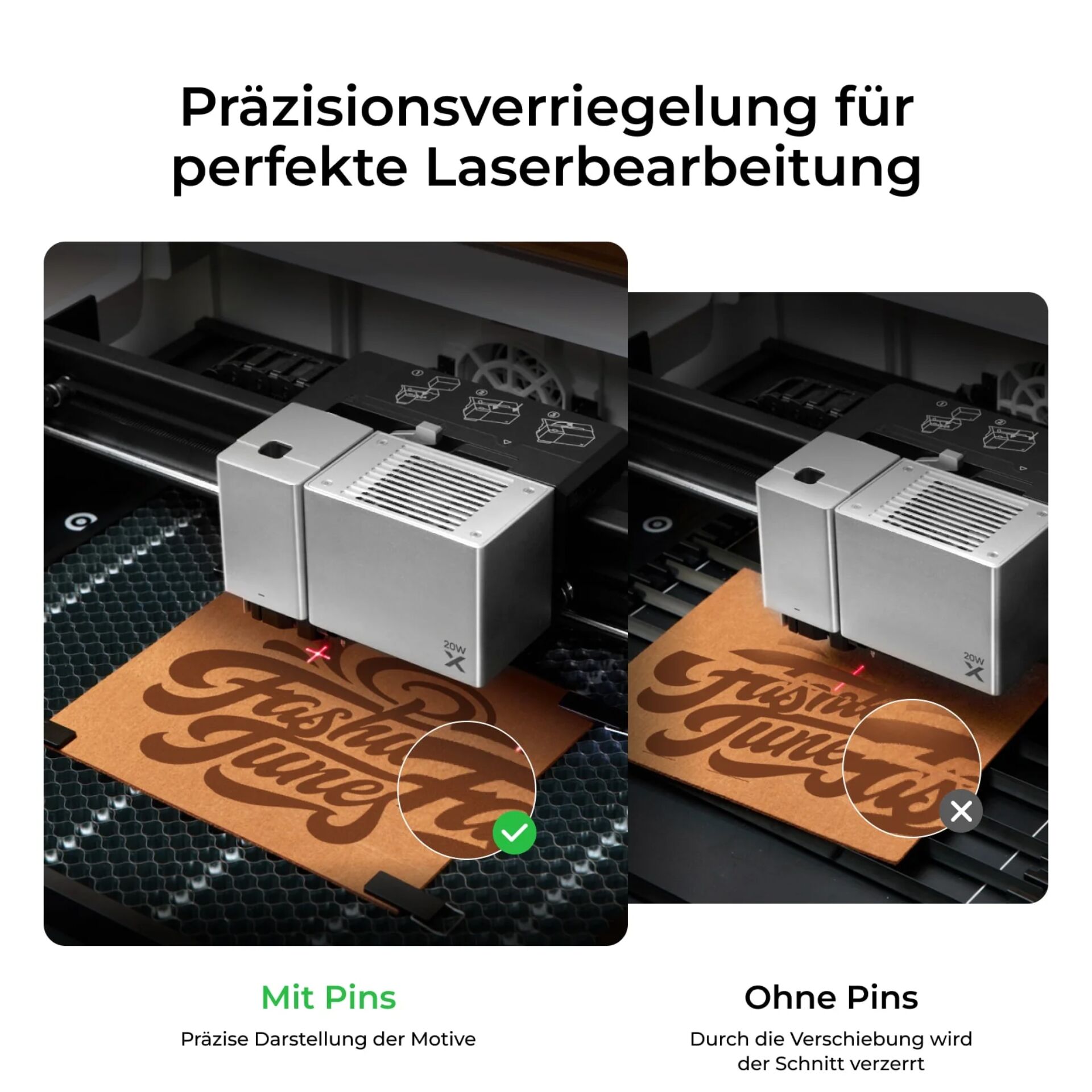 Laserprinter, Cutter, Schnittmuster, Papier, Motivdruck