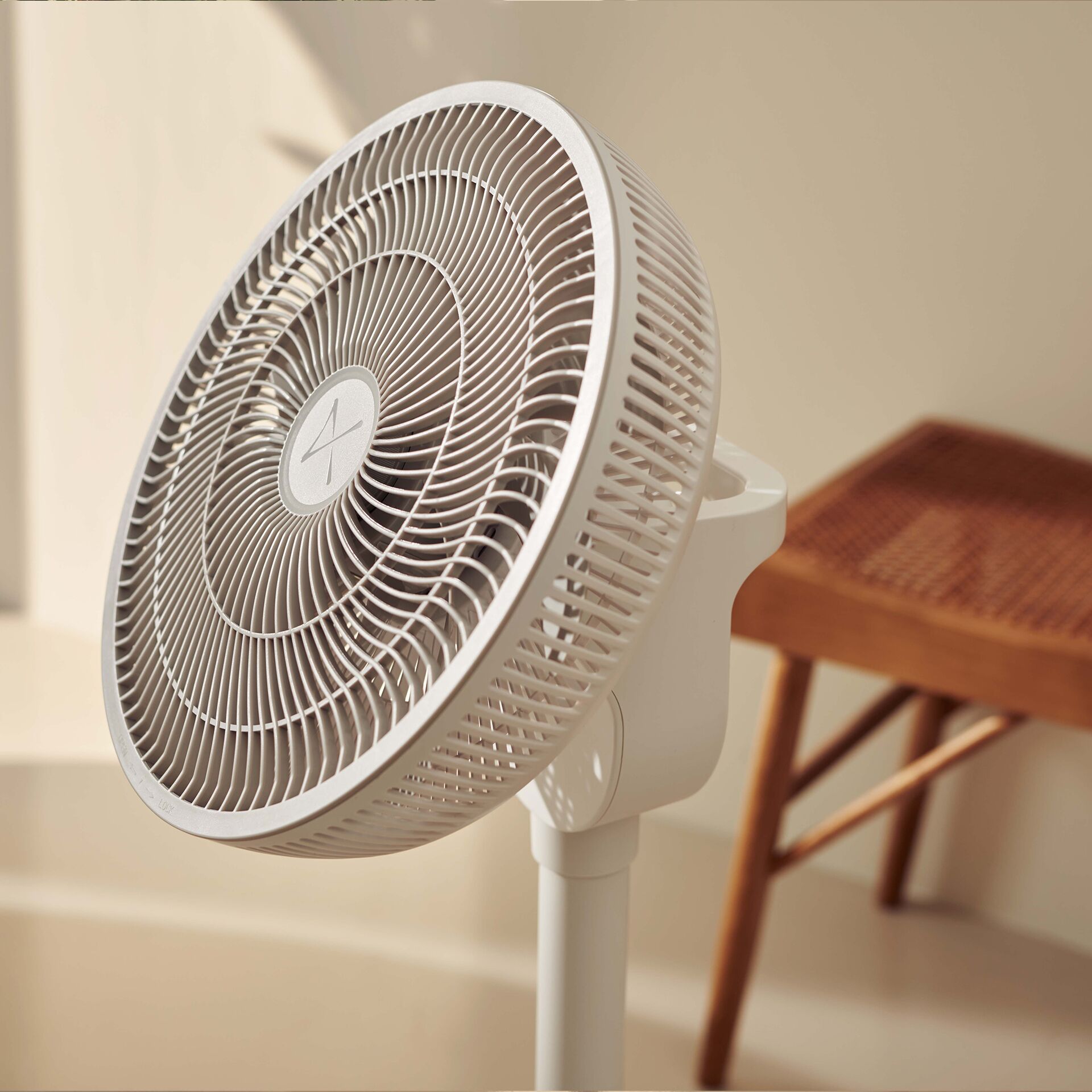 Ventilator, Ventilator, Tischventilator, Verstellbar, Weiß