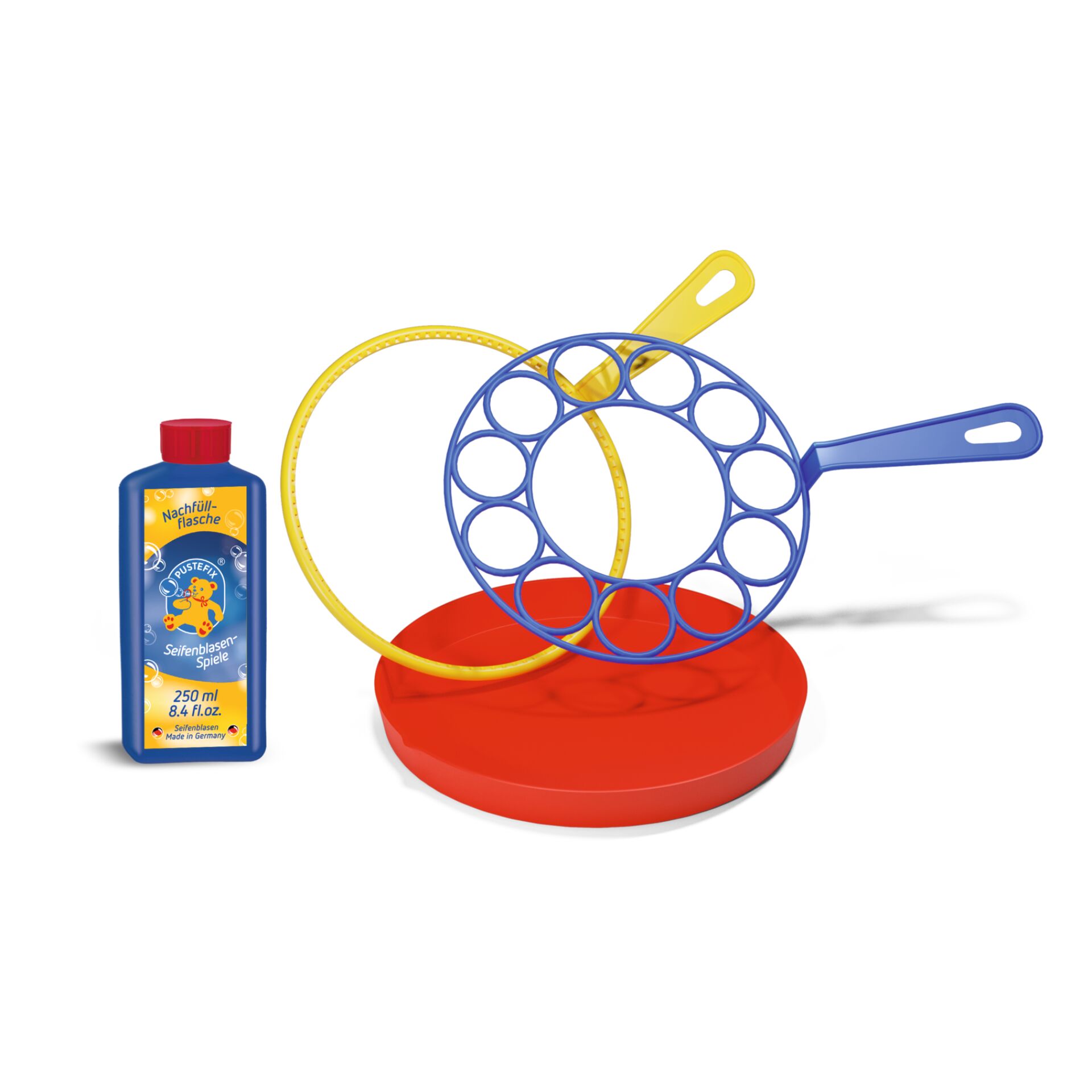 Schnellkicker, Seifenblasen-Spiel, Bubble Game, Badespielzeug, Spaßspielzeug