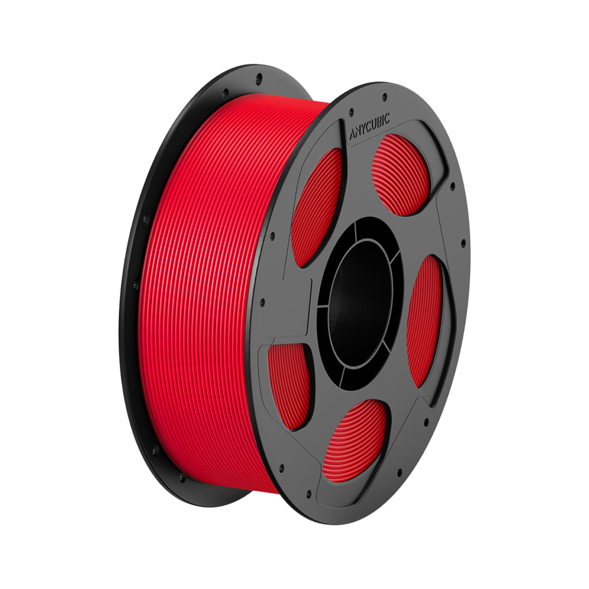 3D-Druck Filament, PLA Filament, roter Filament, Spule, Filamentrolle