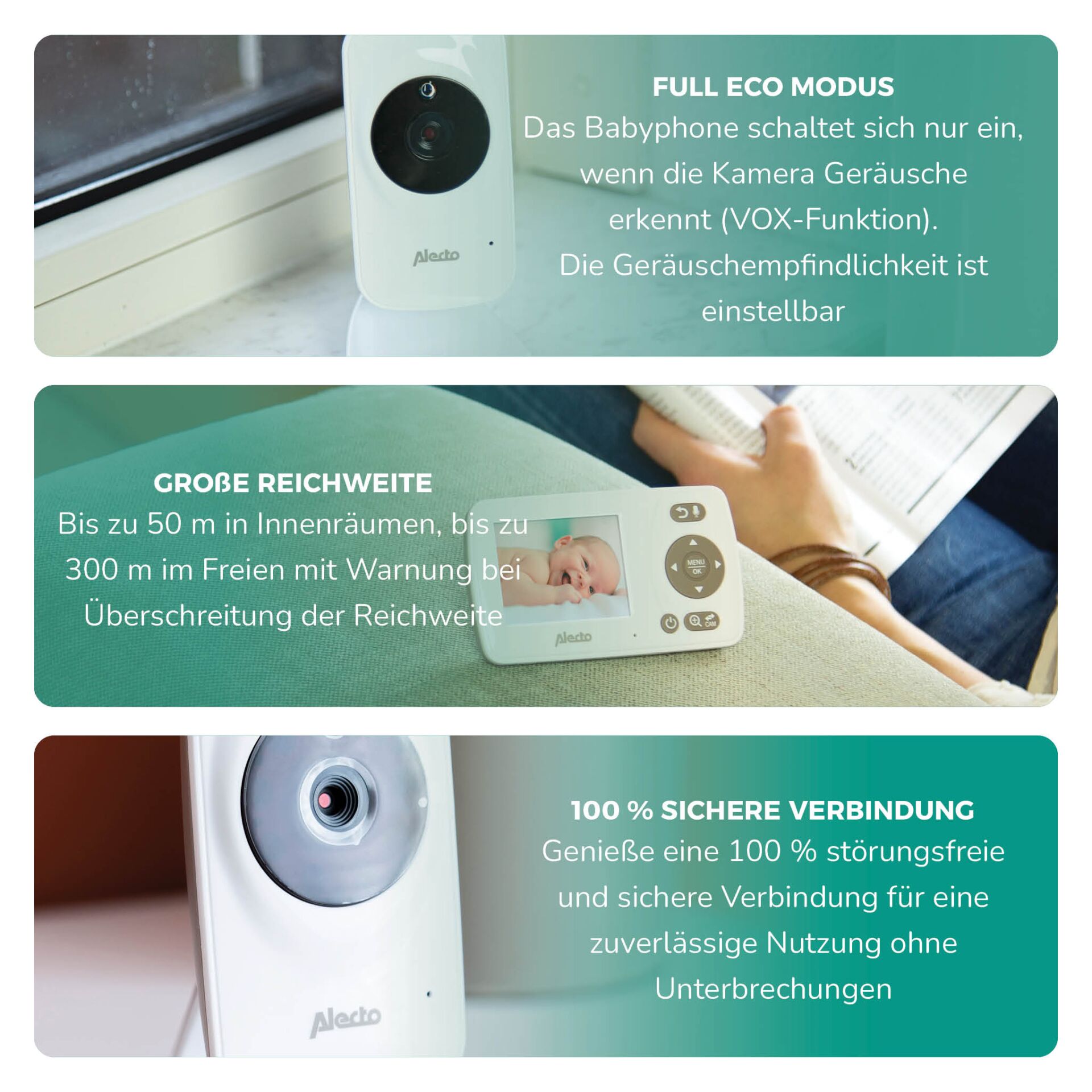 Elektronik, Sprecher