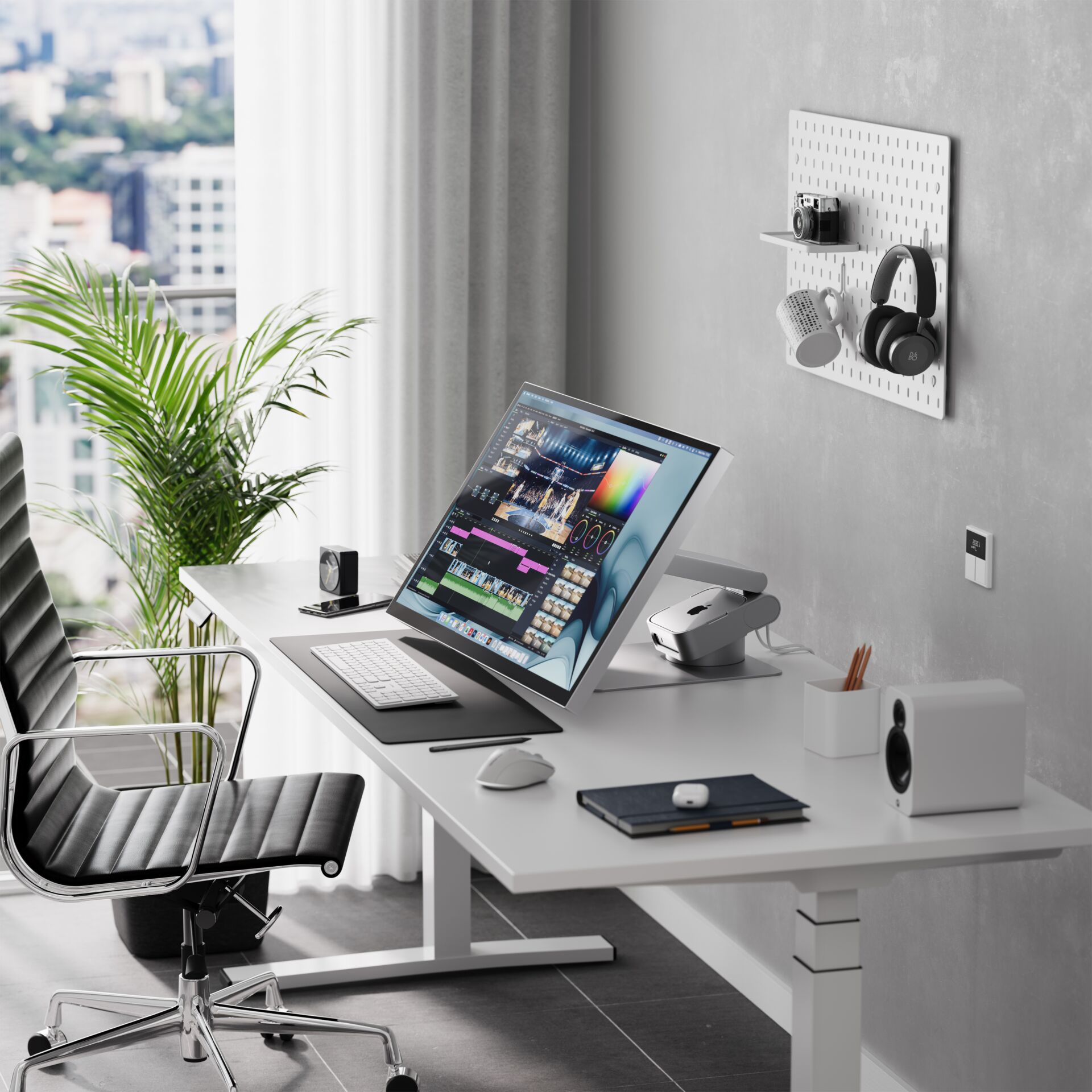 Moebel, Tabelle, Schreibtisch, Drinnen, Überwachen