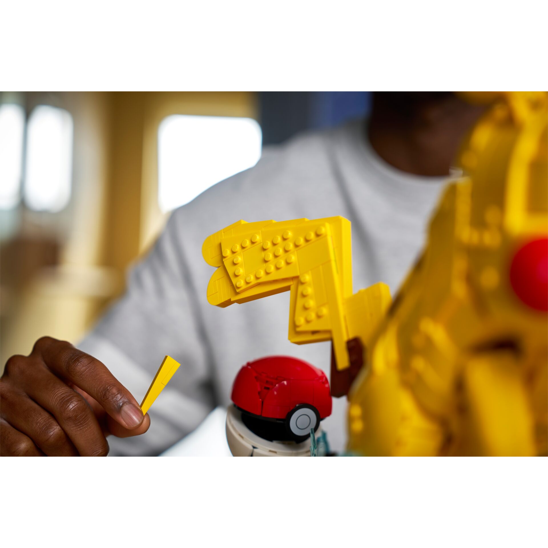 Lego, Bauklotzen, Gelb, Roboter, Spielzeug
