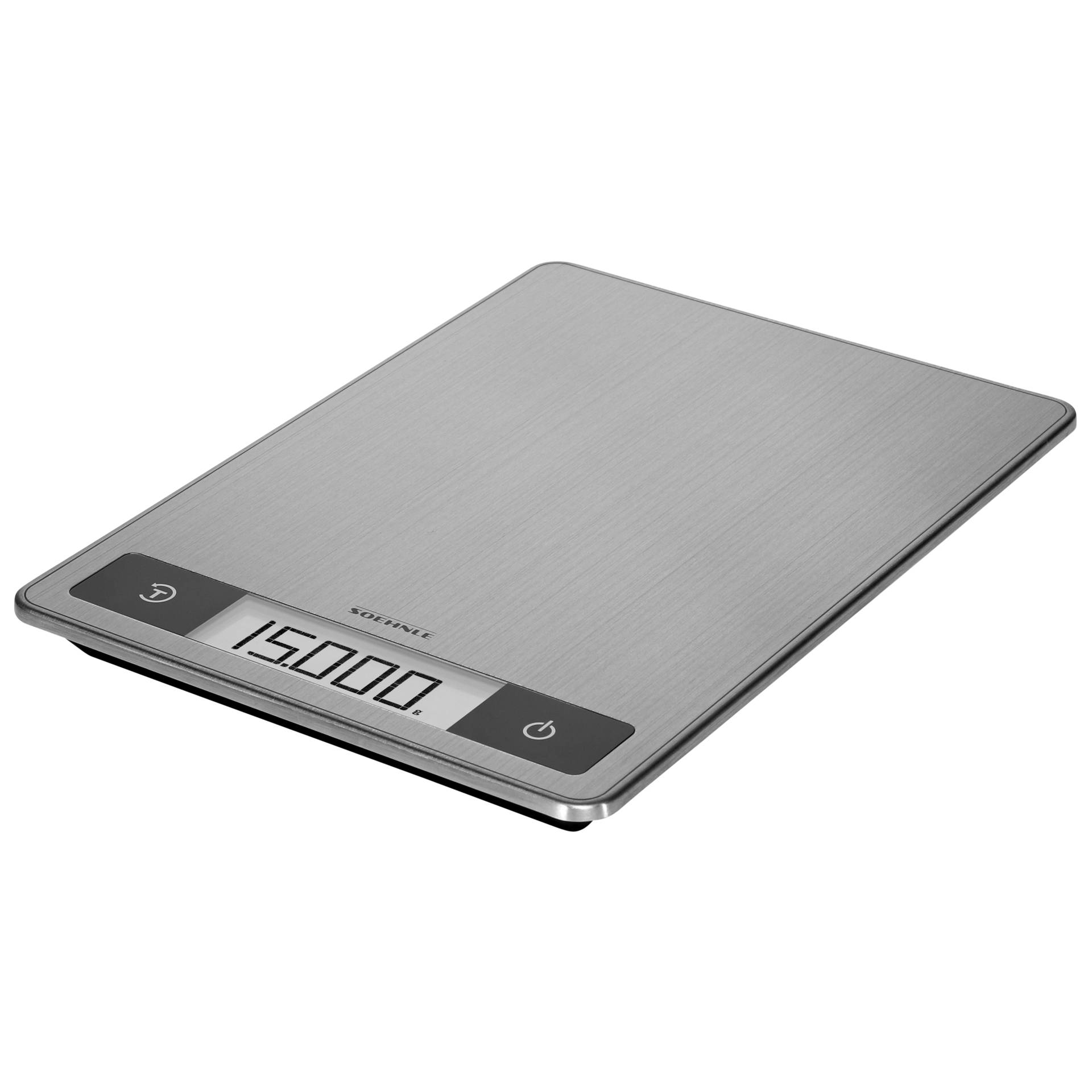 küchenwaage, digitale waage, edelstahl, lcd-display, bereich
