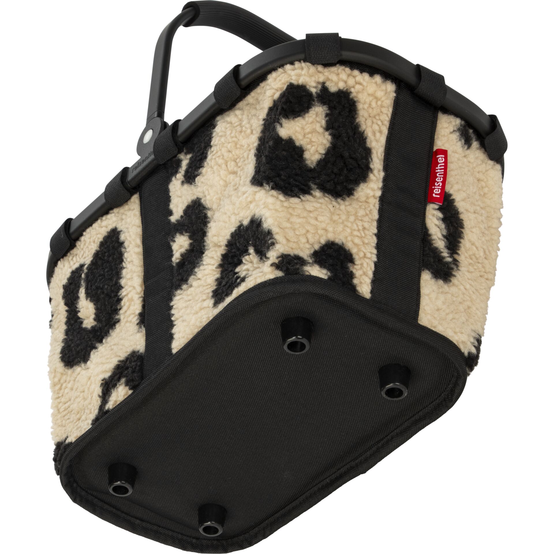 shearling, Leopardendesign, Handtasche, Puffer-Tasche, Stofftasche??