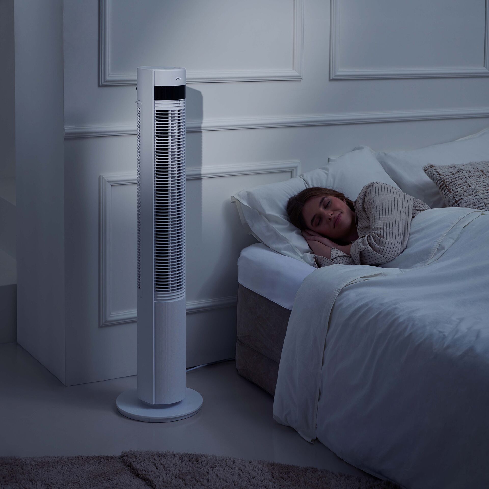 Fußventilator, Türkis/weiß, Standventilator, Schlafzimmer, Kühlung