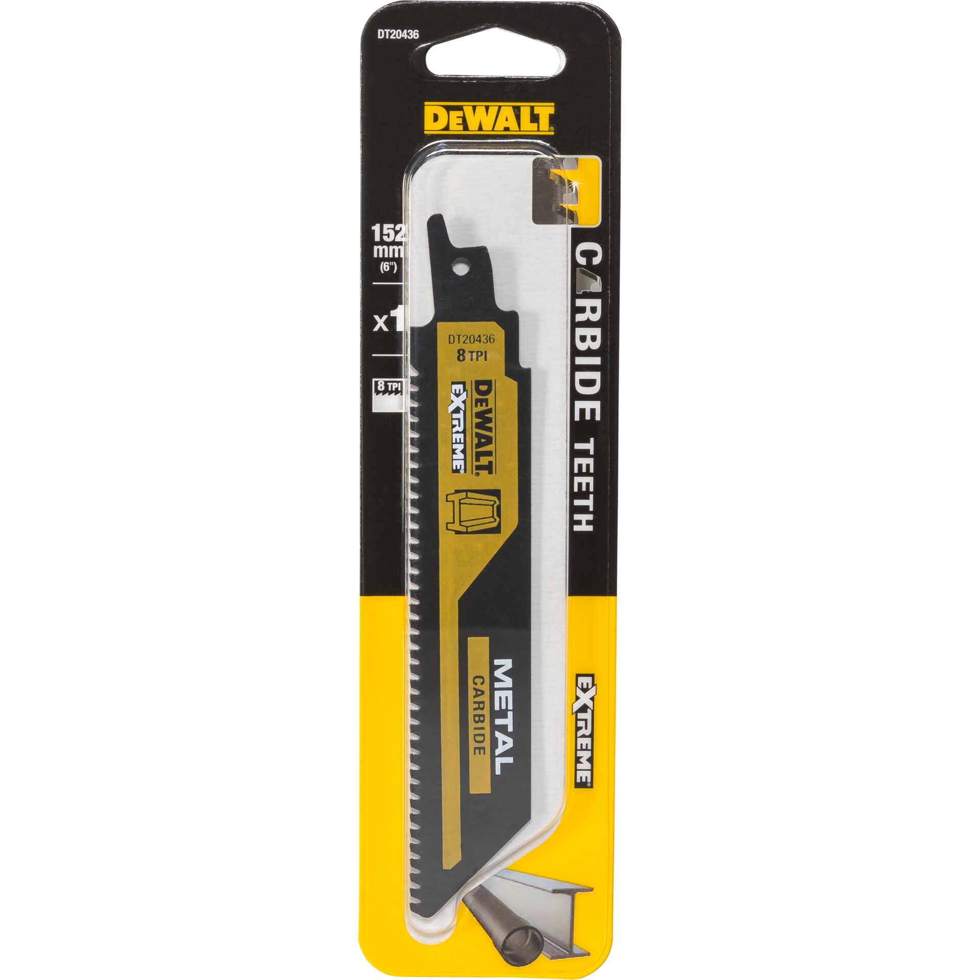 DeWalt DT20436-QZ  Säbelsägeblatt 152mm