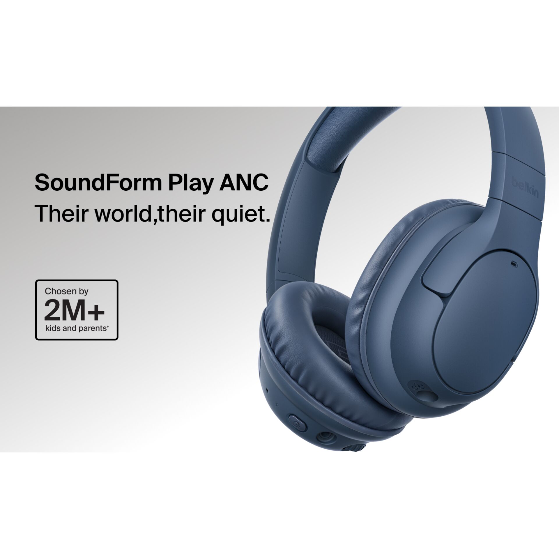 Kopfhörer, Over-Ear, Bluetooth, Dunkelblau, ANC