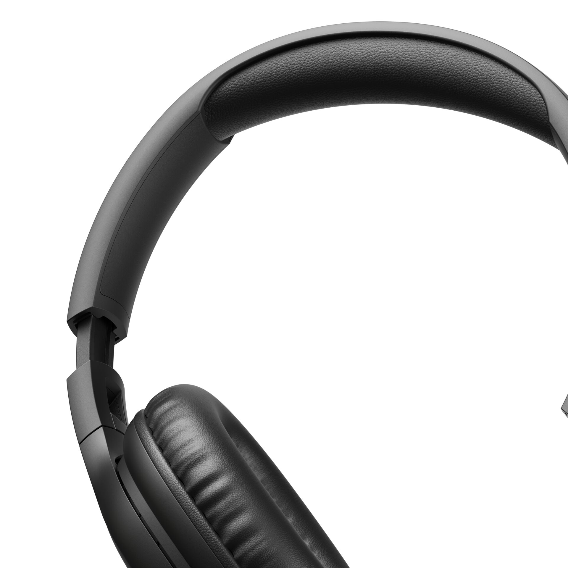 kopfhörer, over-ear, schwarz, lederpolster, headphone-pad