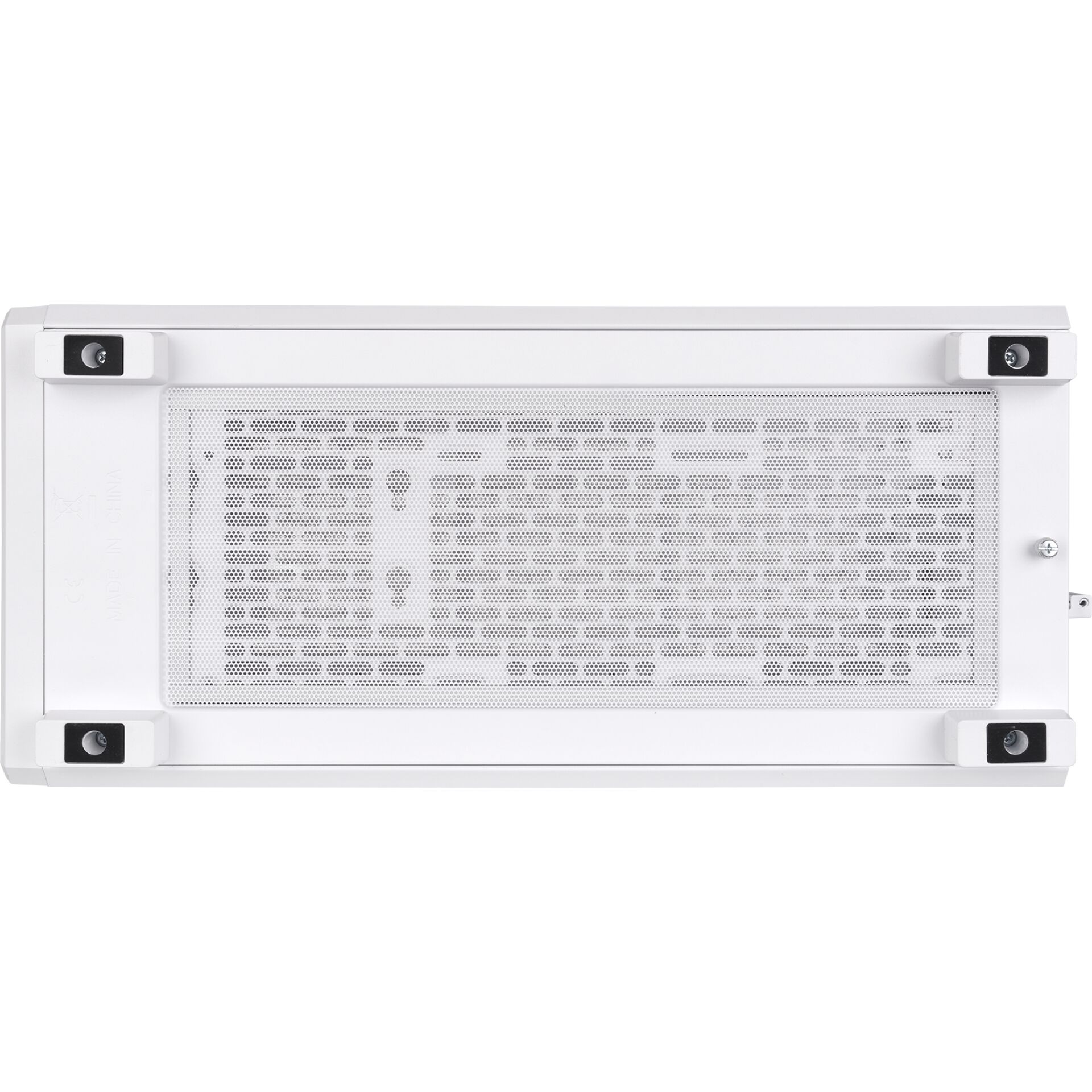 geräteunterseite, lufthutze, metallgitter, weiß, bodenmontage