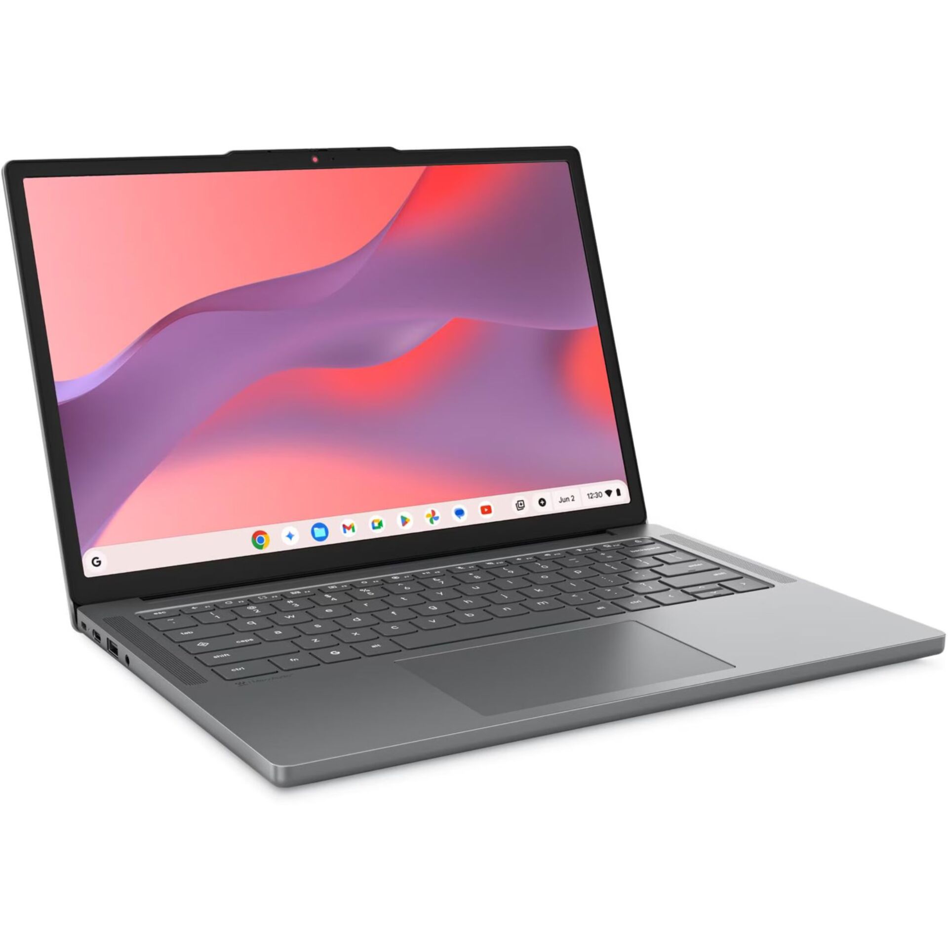 Laptop, Chromebook, Grau, Silber, Tastatur