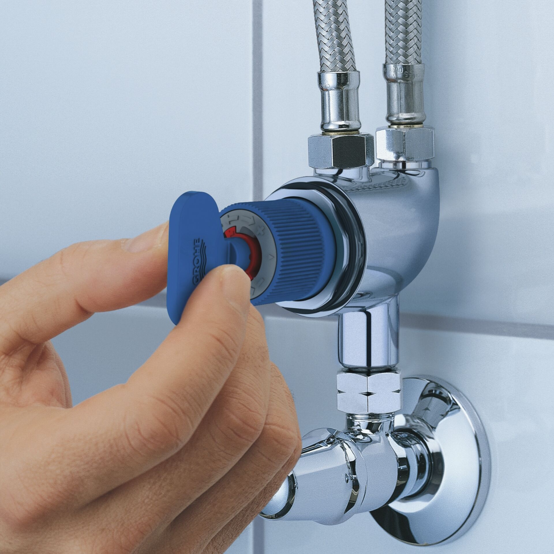 Person, Klempnerarbeiten