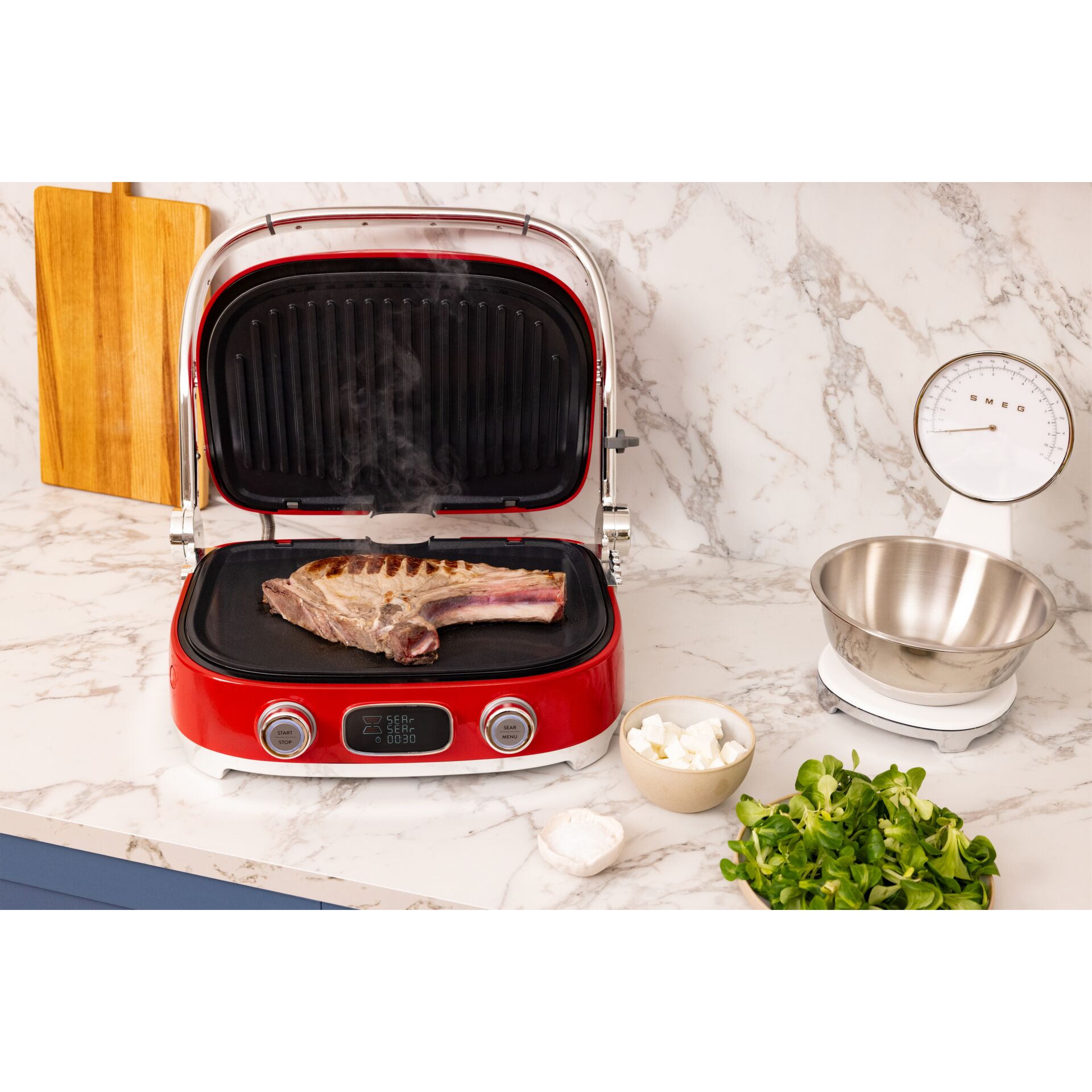 Grill, Ribeye, Backform, Küche, Grillplatte