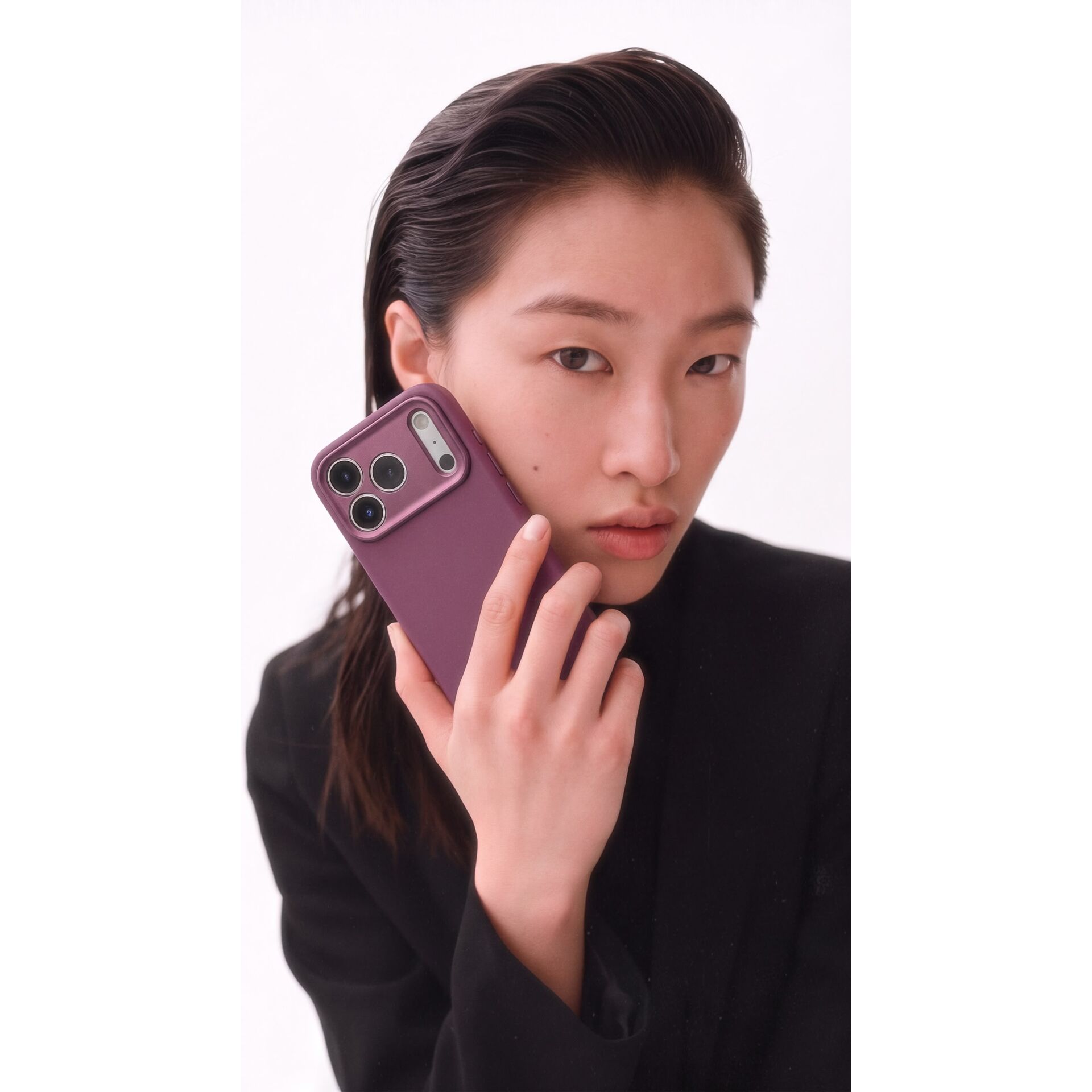 iPhone-Hülle, lila Hülle, Smartphone-Zubehör, Telefonhülle, Dreifachkamera