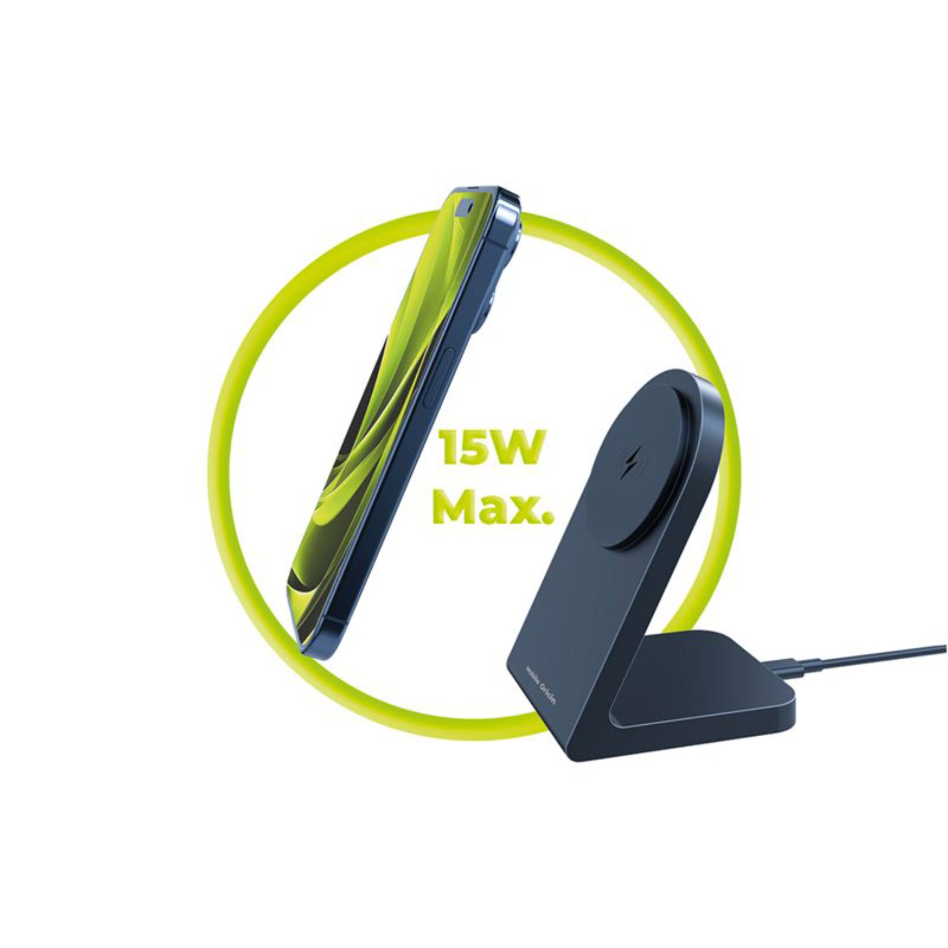 drahtloses ladegerät, 15W, magnetständer, telefonständer, schnellladung
